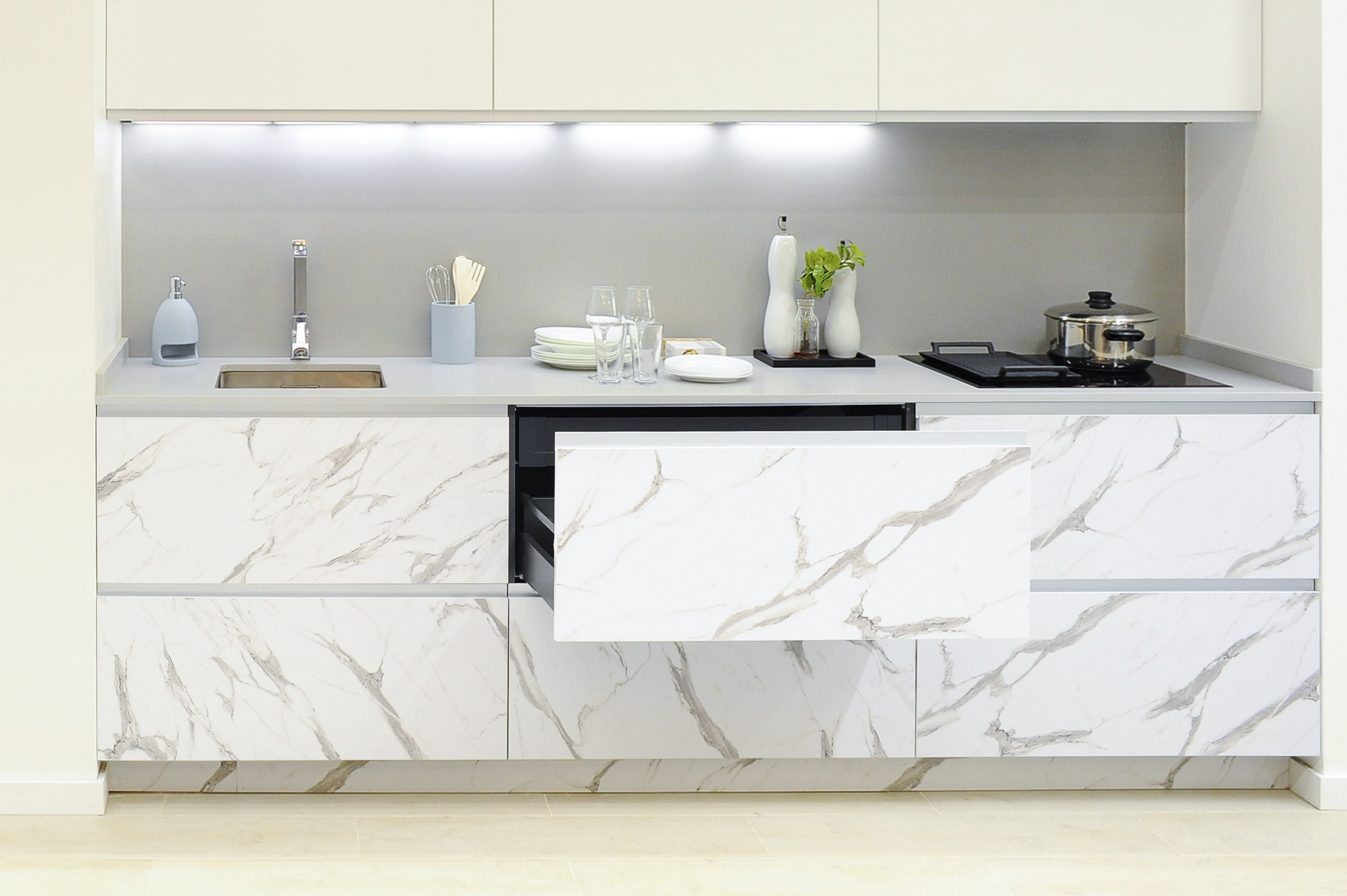 Clip para gaveta interior cinza - 12