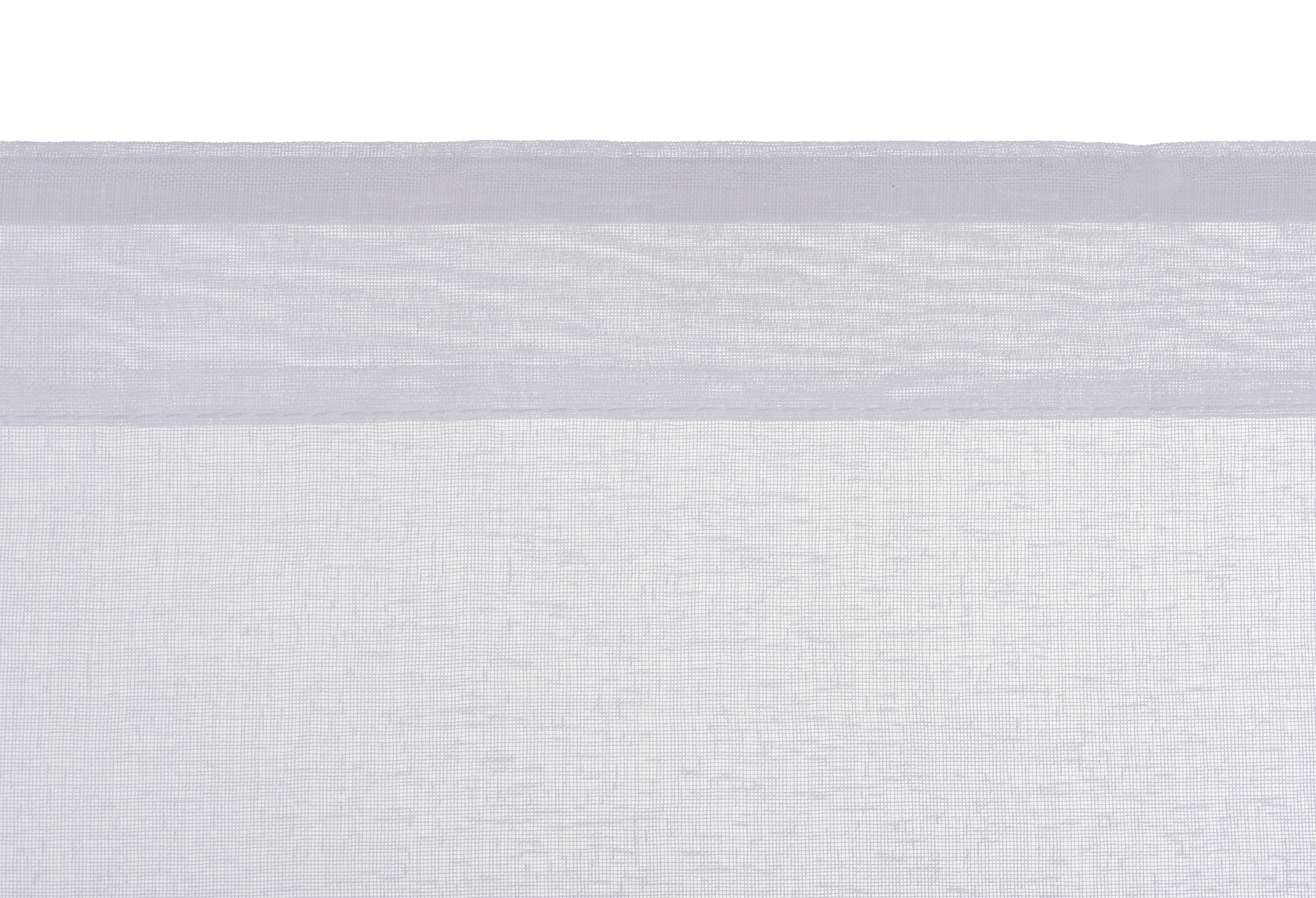 Visillo tendina pasabarras Leo poliéster liso blanco JBY de 90x210cm - 5