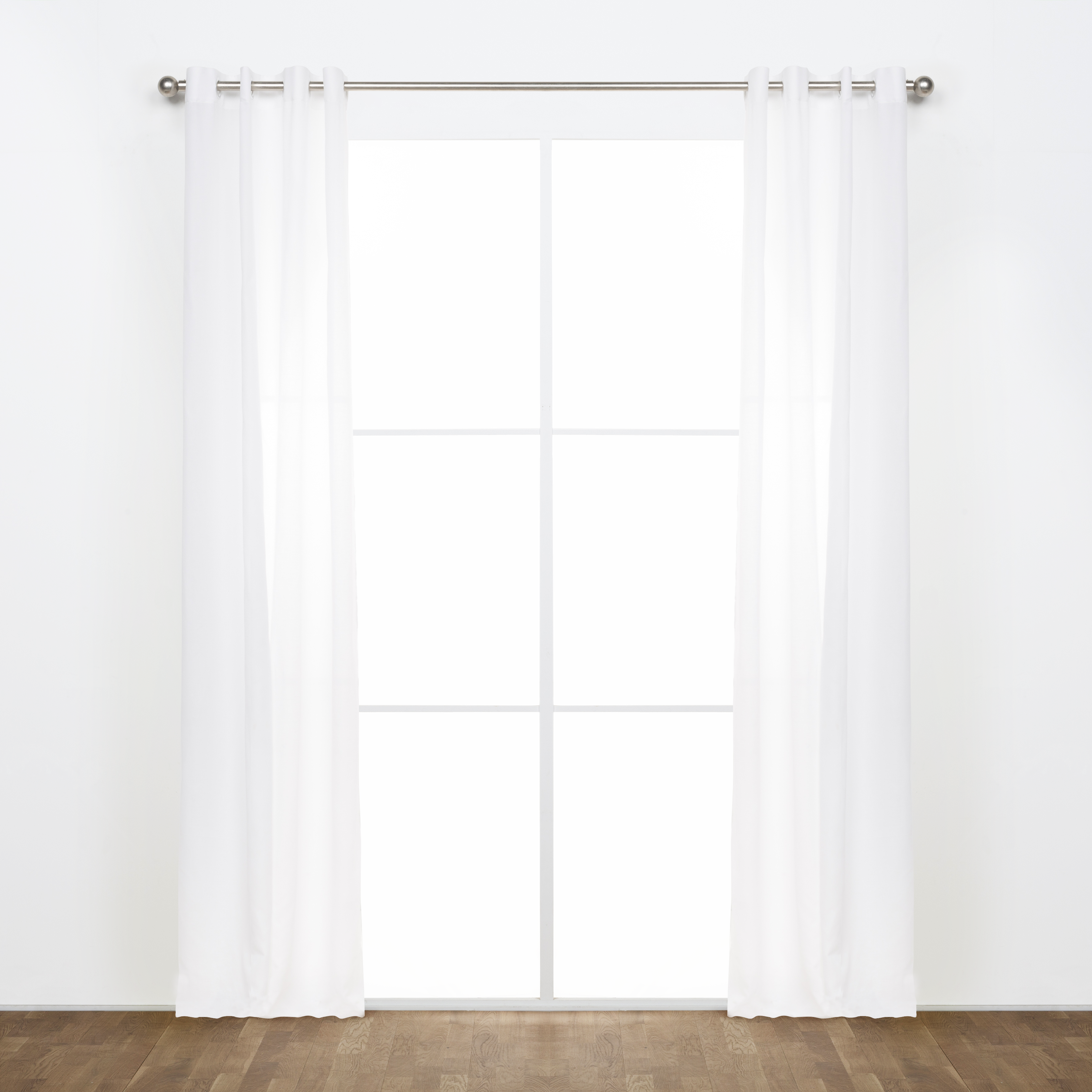Cortinado ilhós Ayden 140x270cm branco - 15