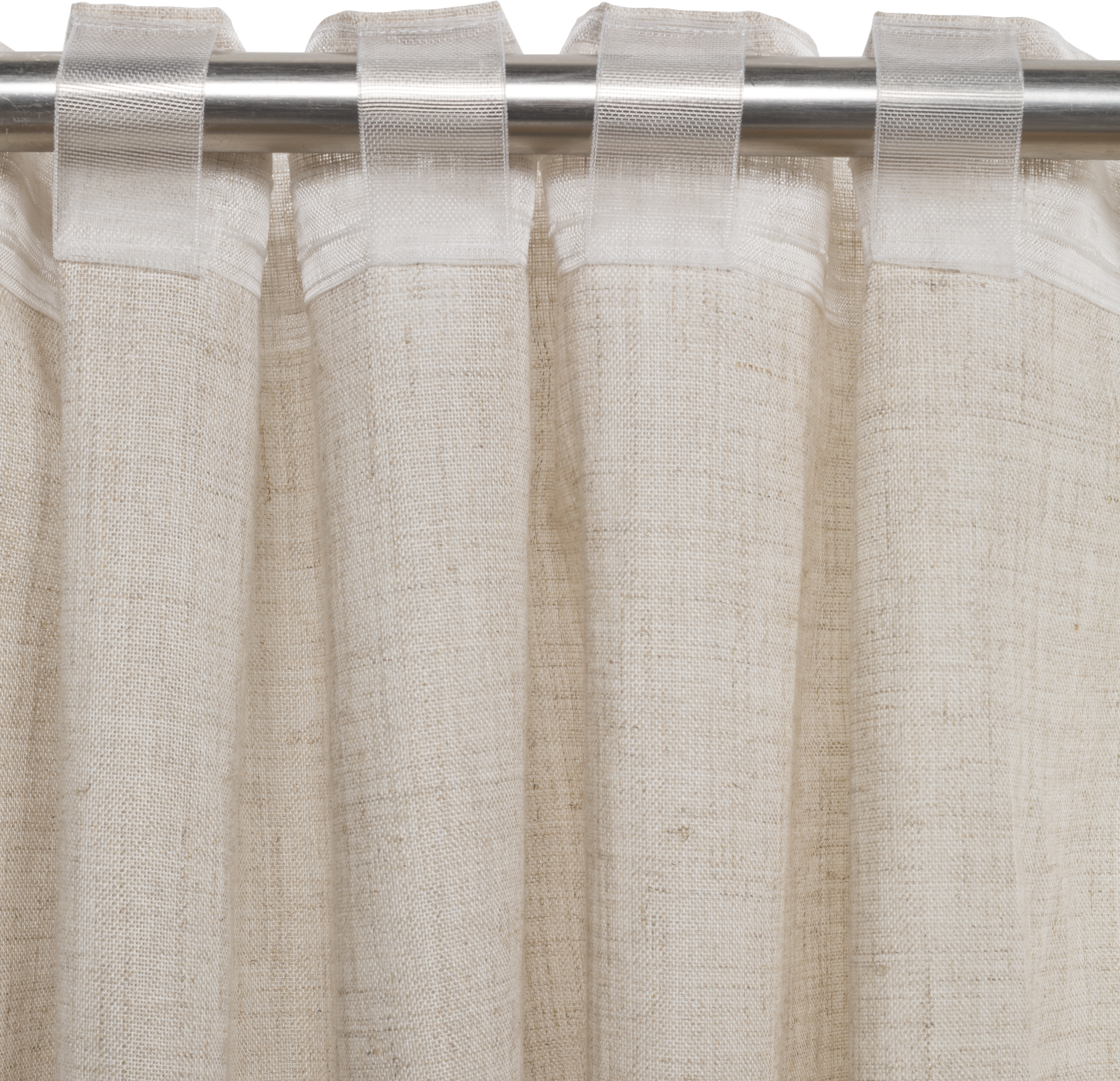 Tenda INSPIRE Taylor beige, fettuccia e passanti nascosti 200x270 cm - 7