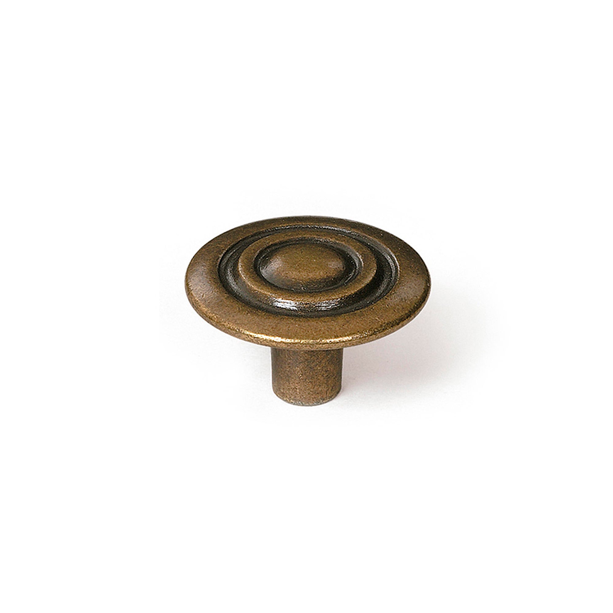 Tirador de zamak cuero viejo rei, medidas: 28x18mm