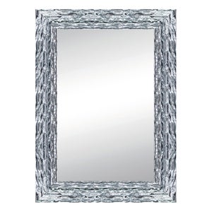 Specchio Da Parete King Collection Con Cornice Argento - 40x50 Cm - Foto 3