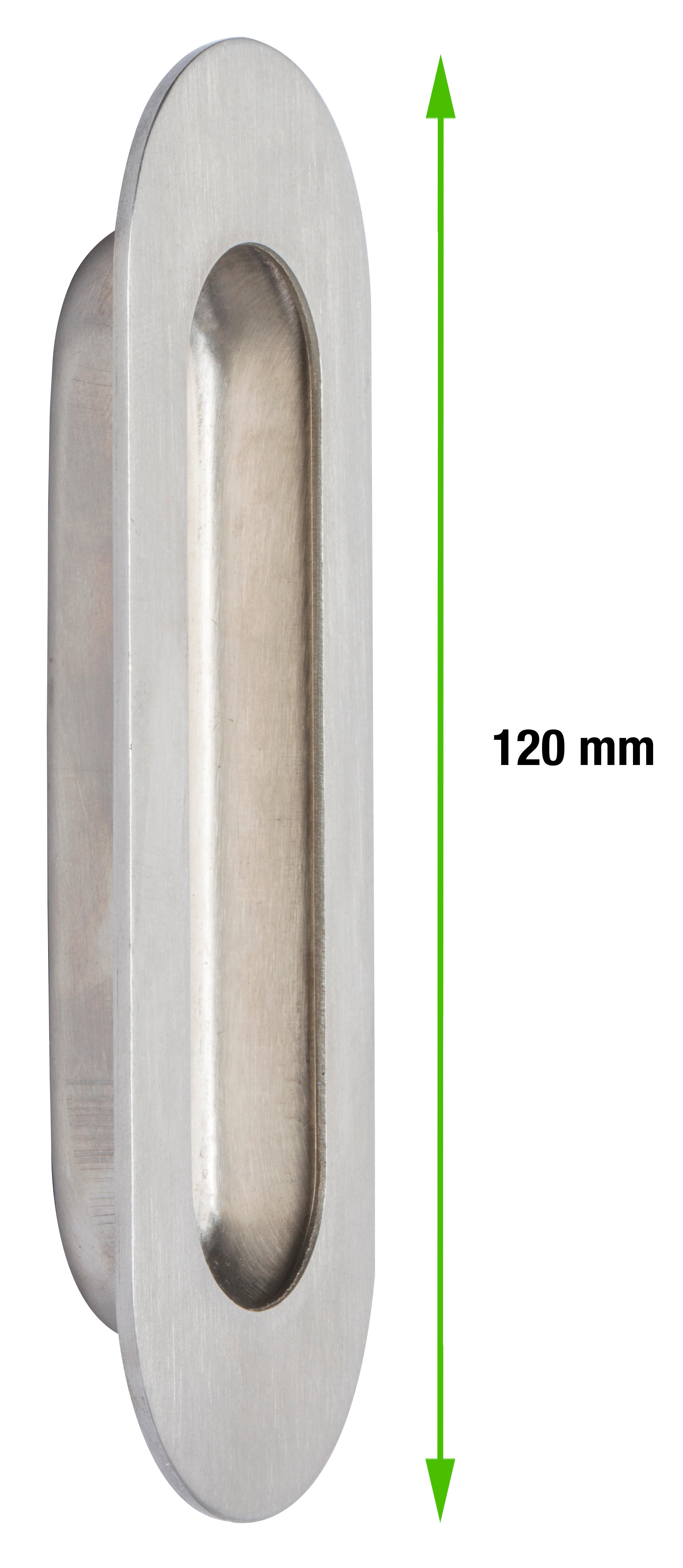 Puxador para móvel EMBUTIR INOX 120X41X12MM - 2