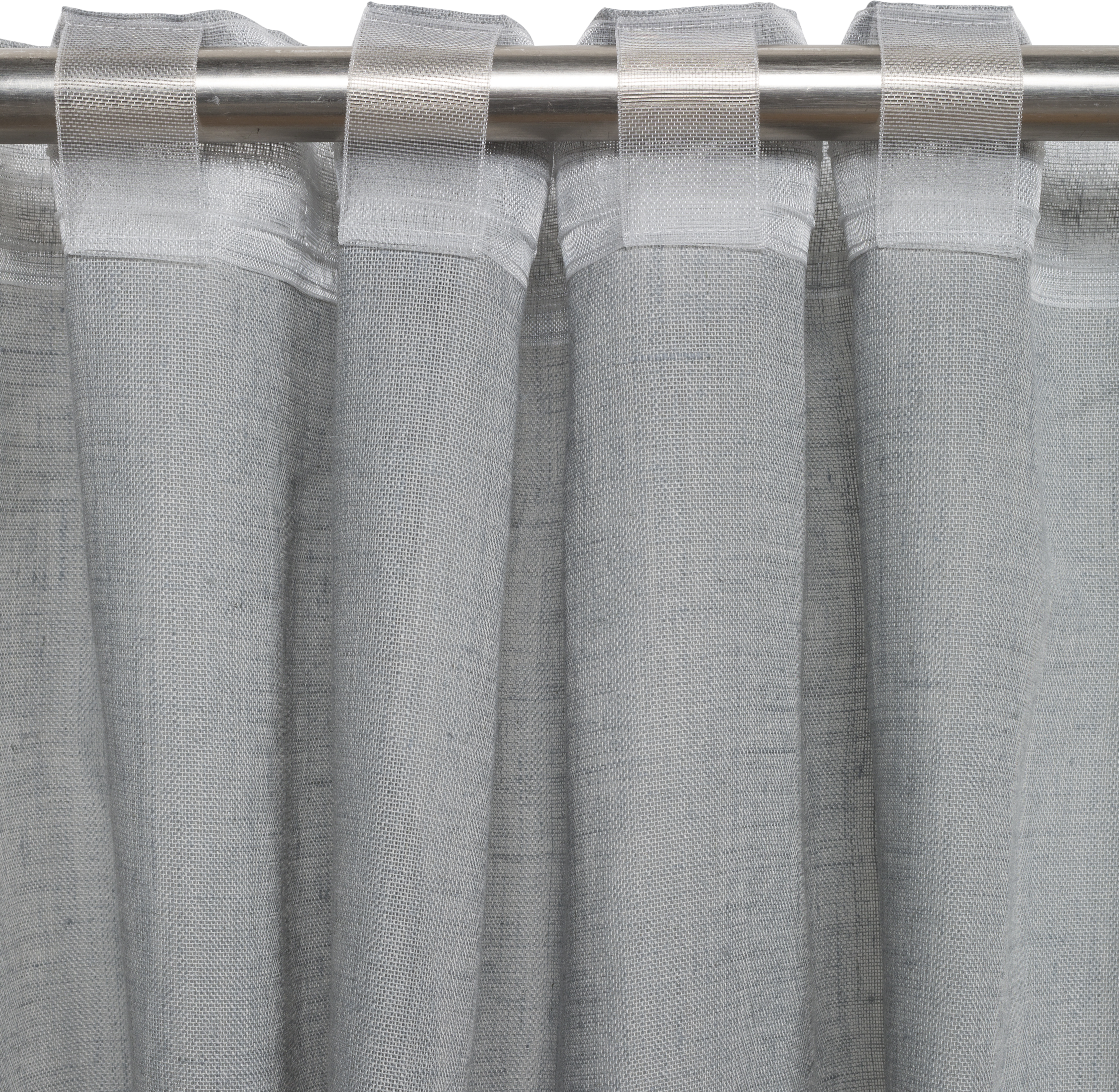 Cortinado fita e/ou presilha Taylor 200x270cm cinza - 14