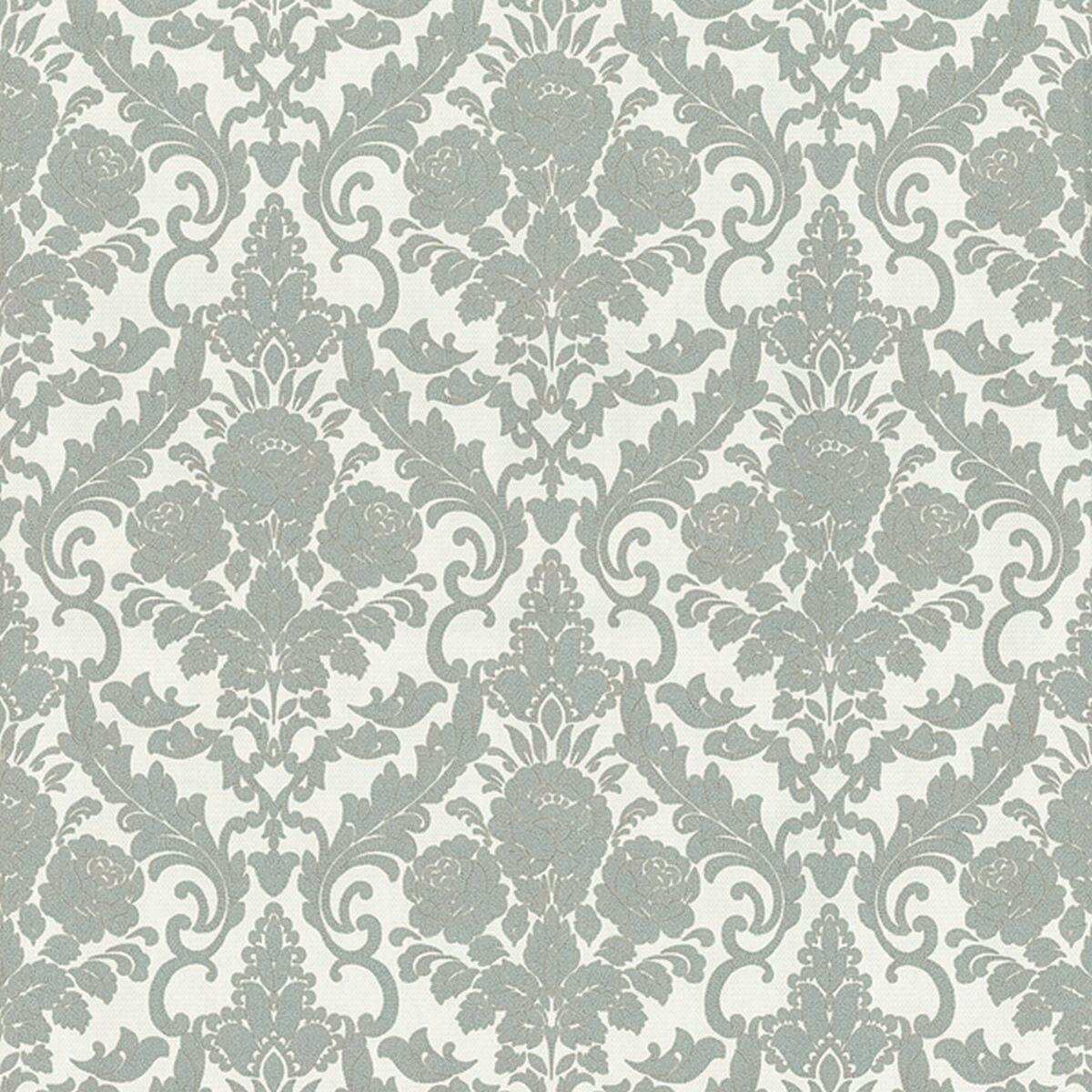 Carta da parati Damasco Glitter grigio e beige, 53 cm x 10 m - 2