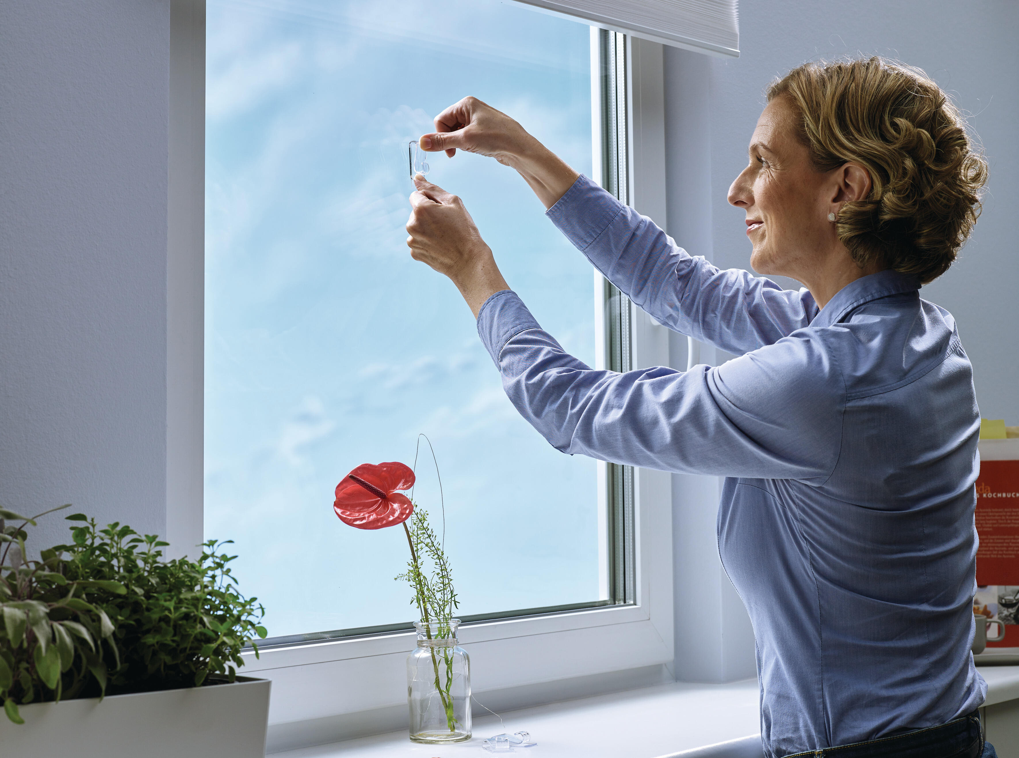 2 ganchos adesivos TESA VIDRO 1KG TRANSPARENTE - 4