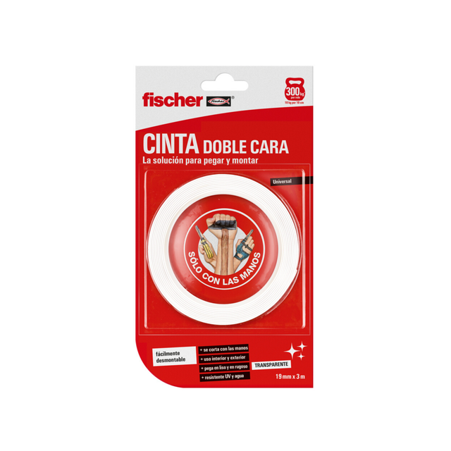 Cinta colgadora de doble cara