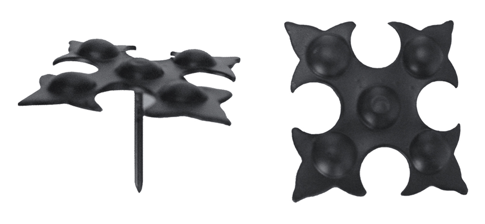 Pack 10 clavos decorativos de hierro de 20x20 mm