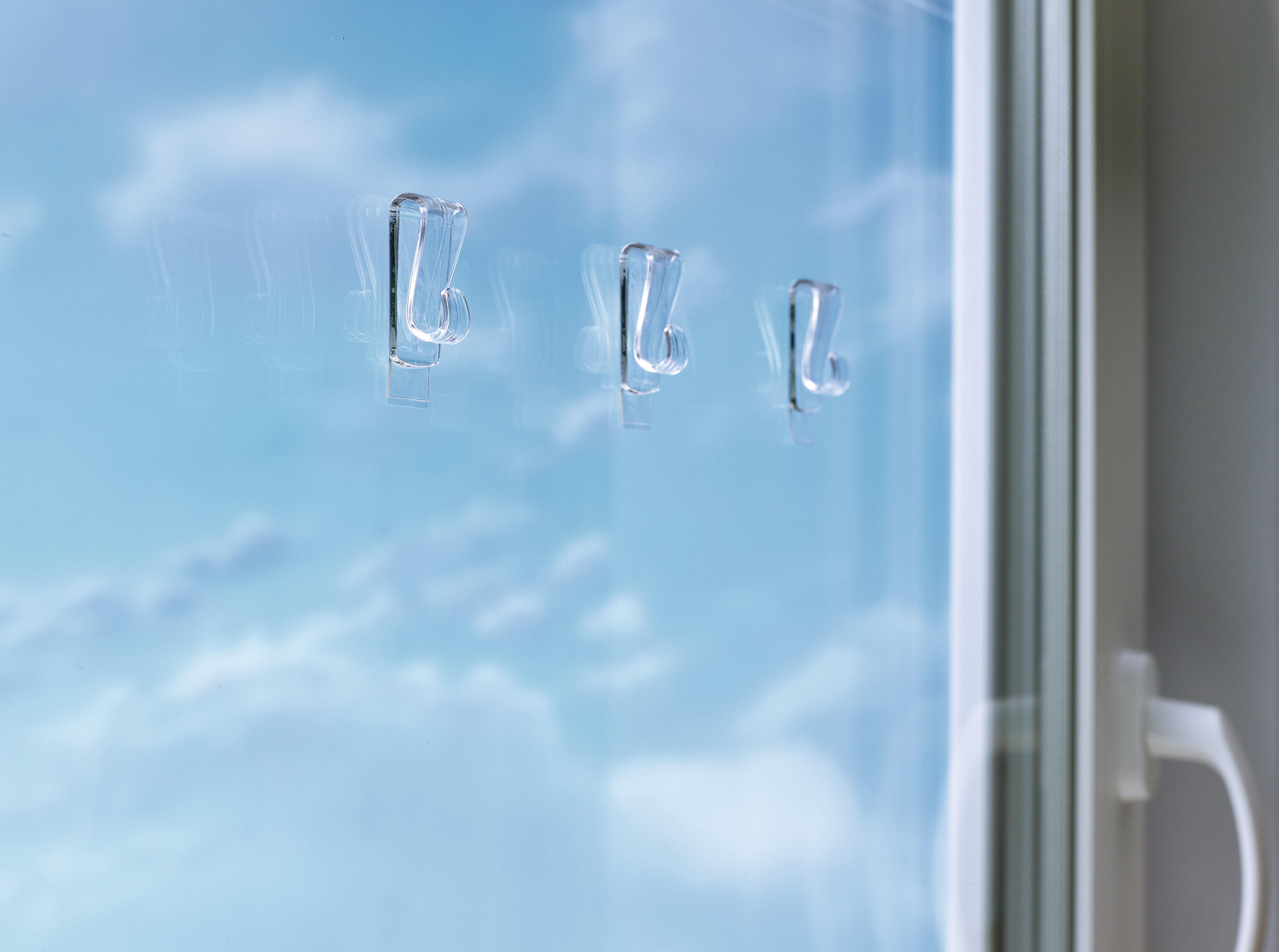 2 ganchos adesivos TESA VIDRO 1KG TRANSPARENTE - 5