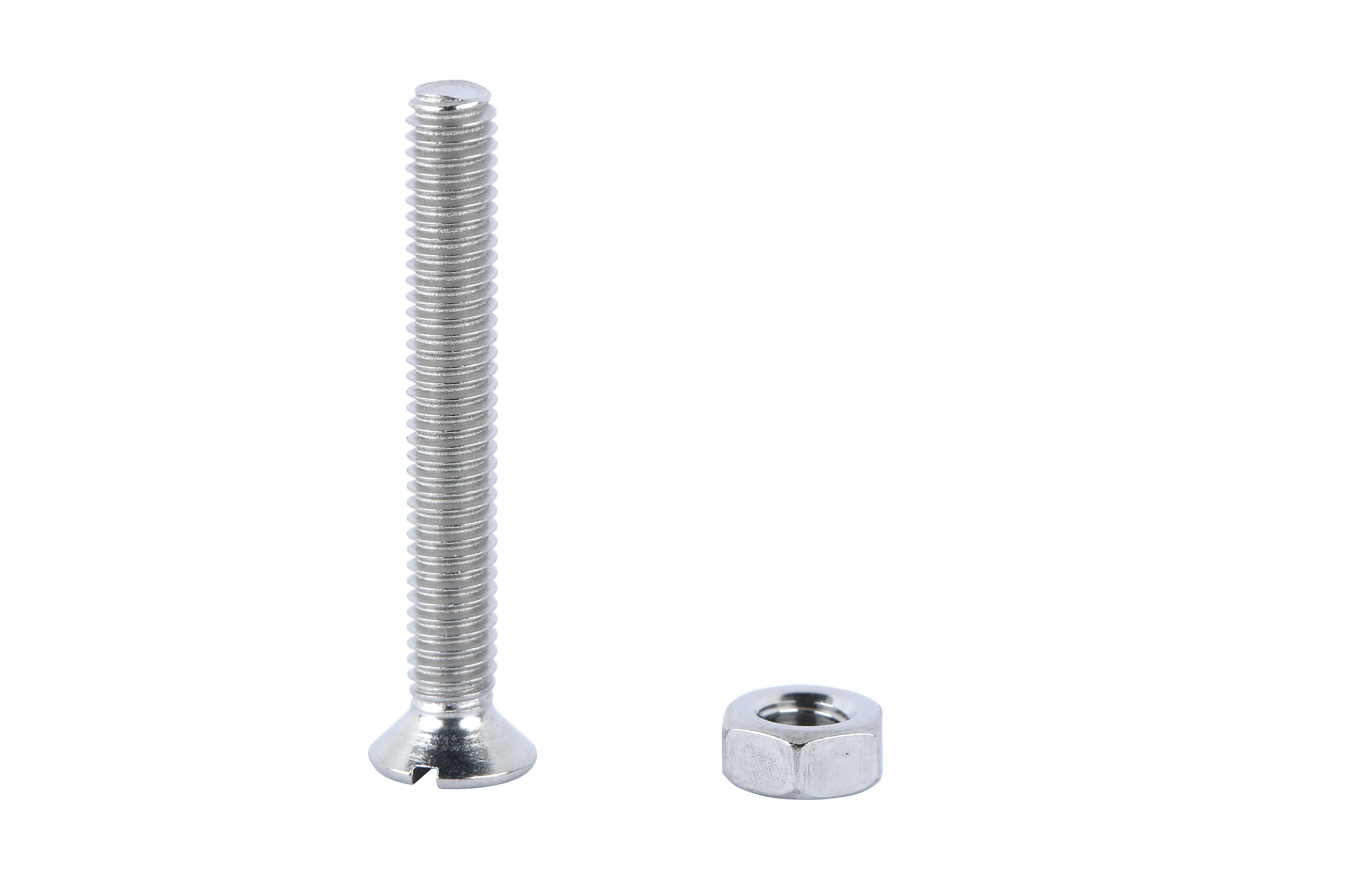 12 Tornillo de métrica cabeza plana avellanada ranurada de acero , Ø 4 x L.30 mm - 4