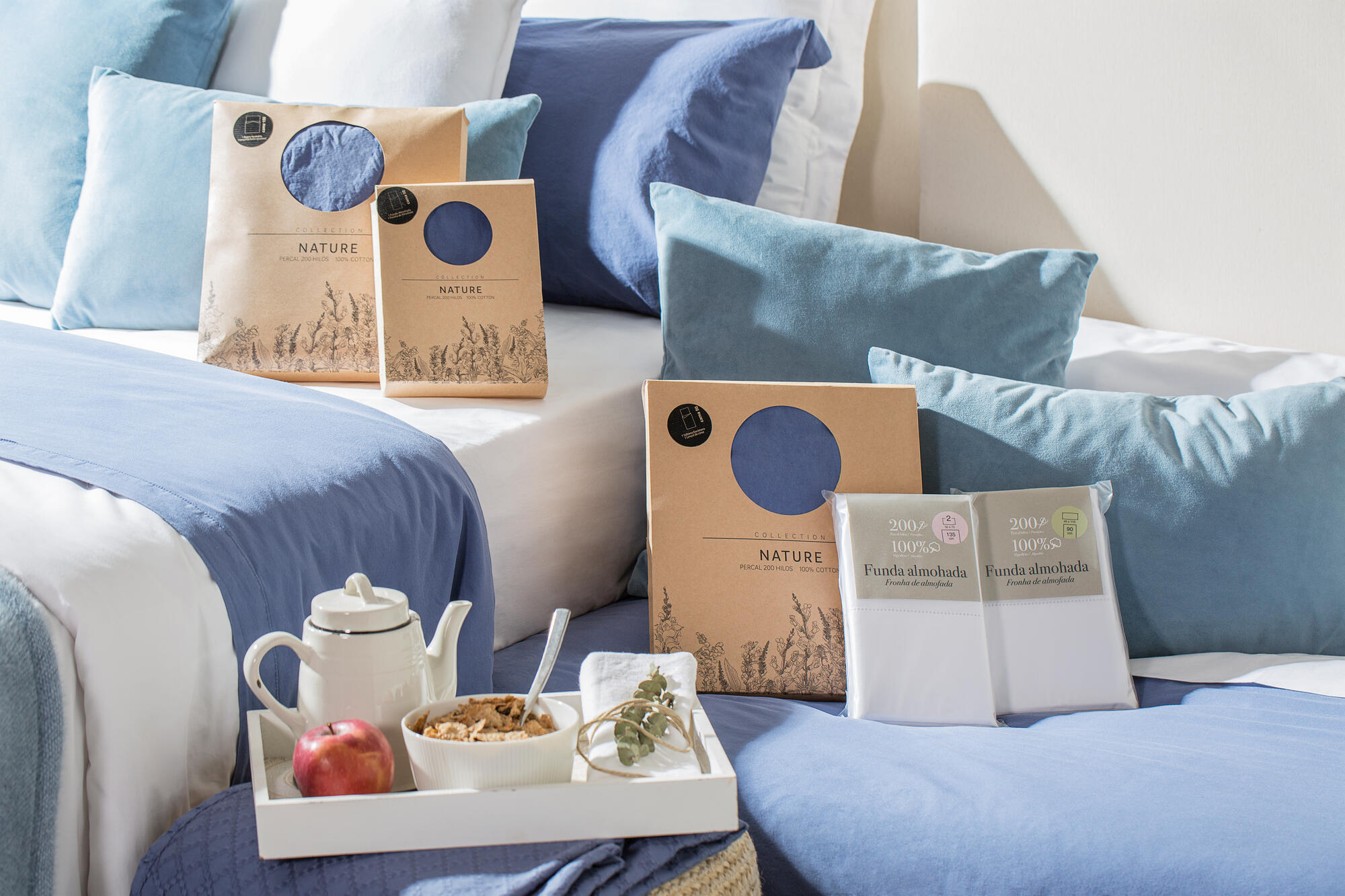 Almofada decorativa 30x50 cm dubbo azul Inspire - 20