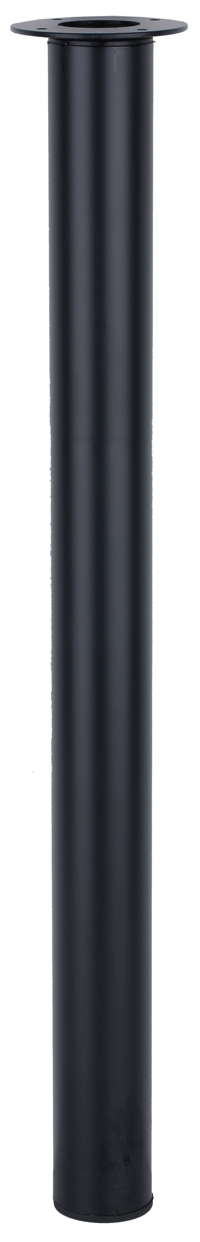 Pata para mesa o encimera de acero con altura regulable color negro altura 71-110 cm