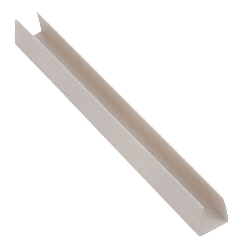 Perfil forma en u de pvc blanco, alt.1.6 x an.1.5 x l.212 cm