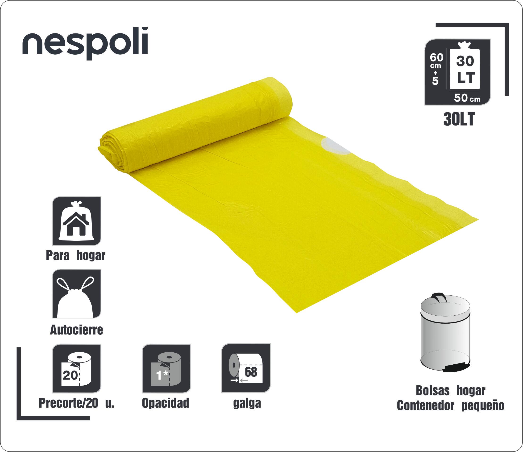 20 sacos do lixo 30L Nespoli - 4