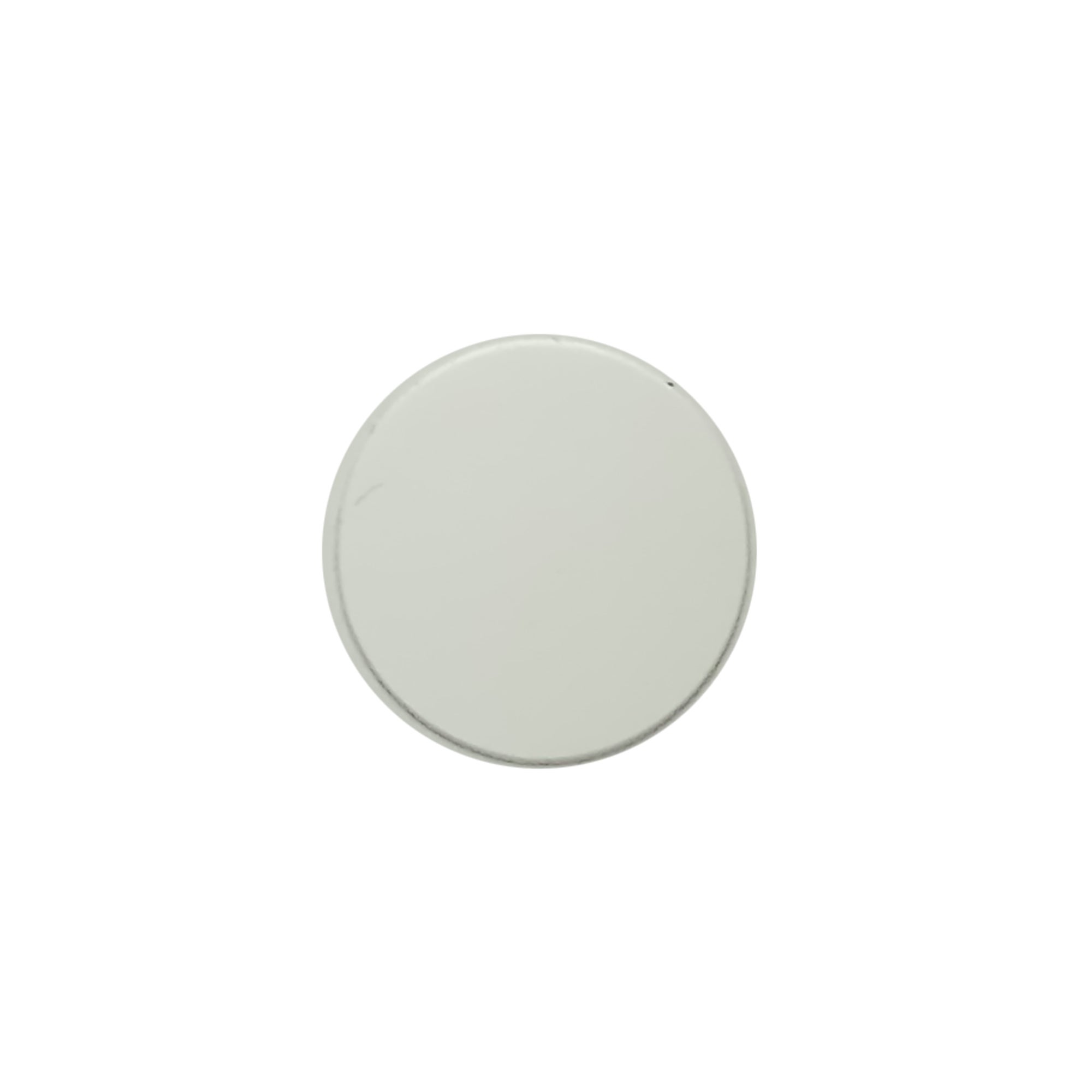 24 embellecedores adhesivos de color blanco d20mm