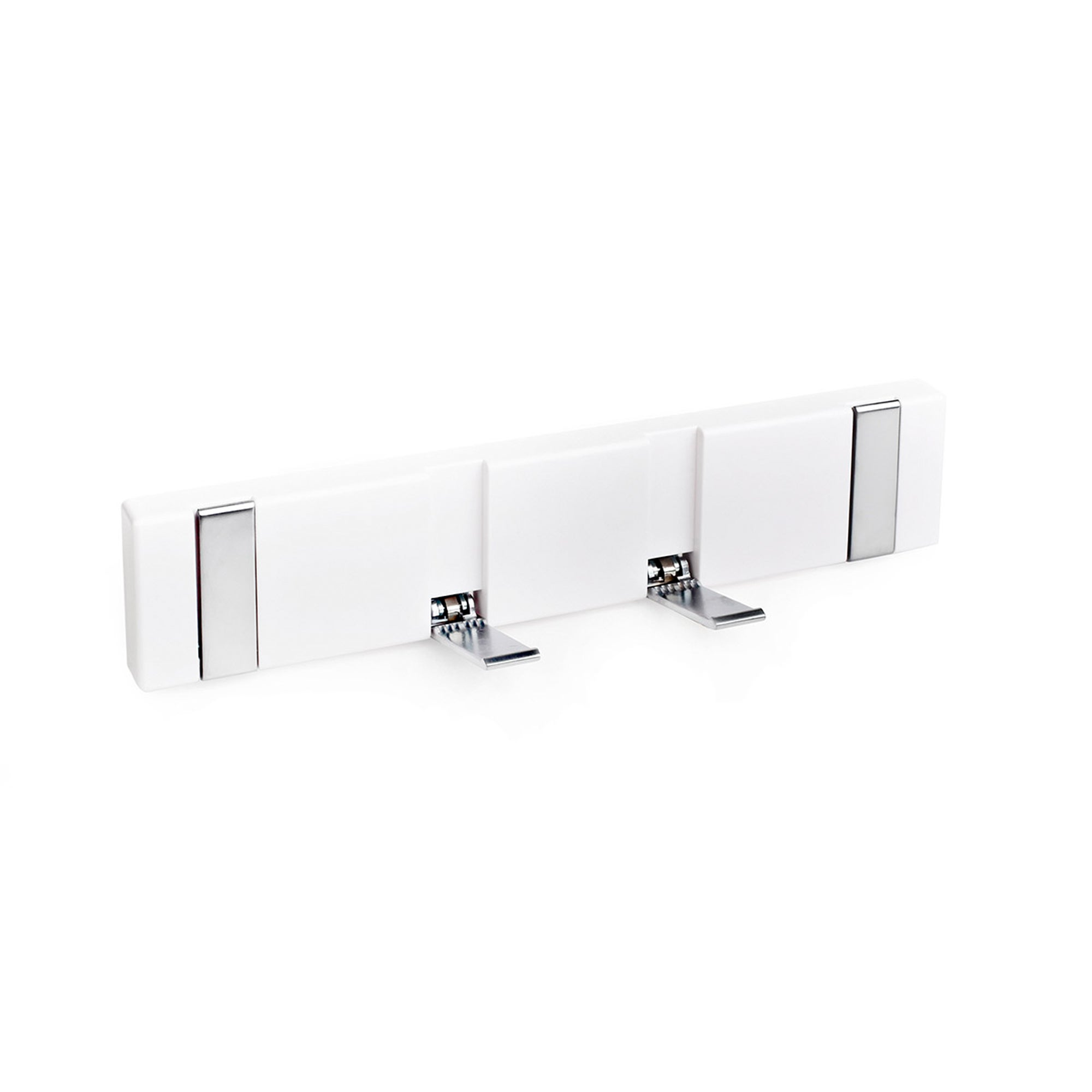 Perchero blanco con 4 colgadores dim: 313x20x71