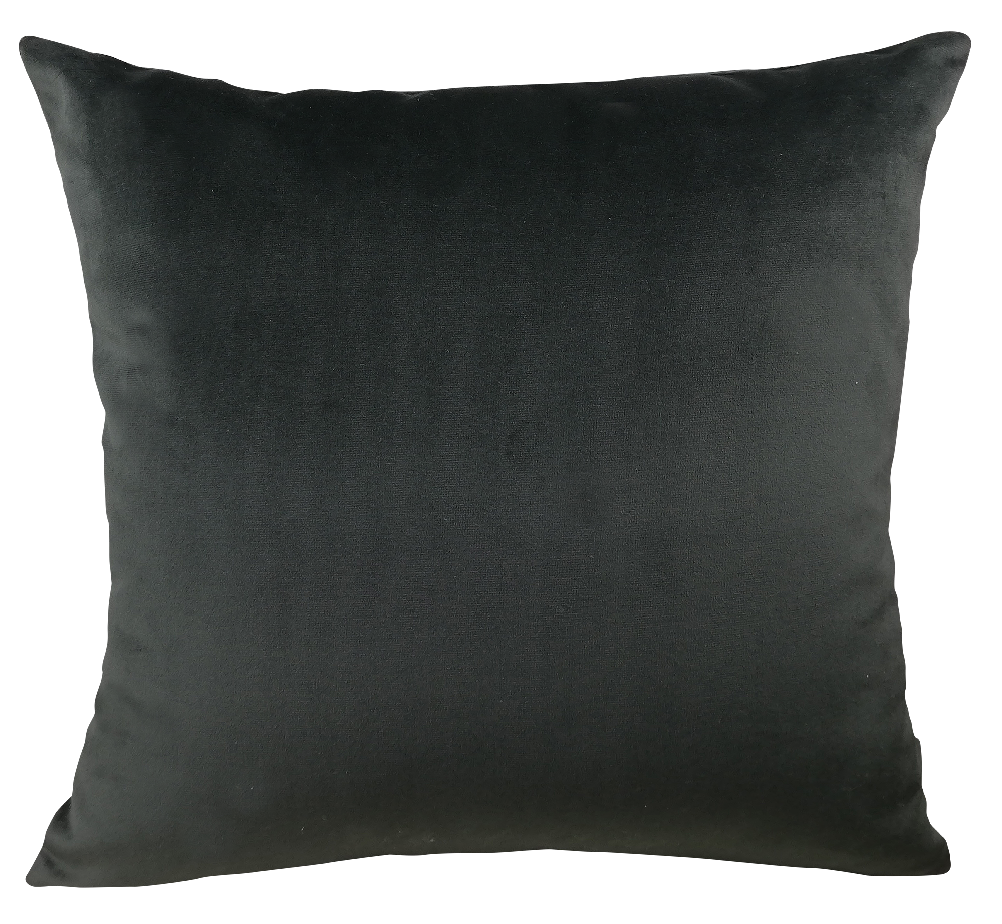 Cojín decorativo rivera poliéster negro 60x60cm