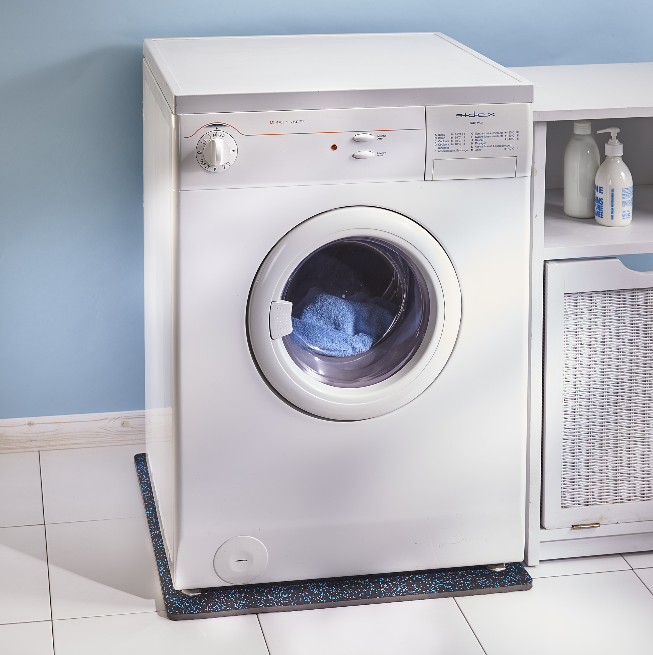 Placa de espuma Mottez antivibração 62X62x1cm - 2