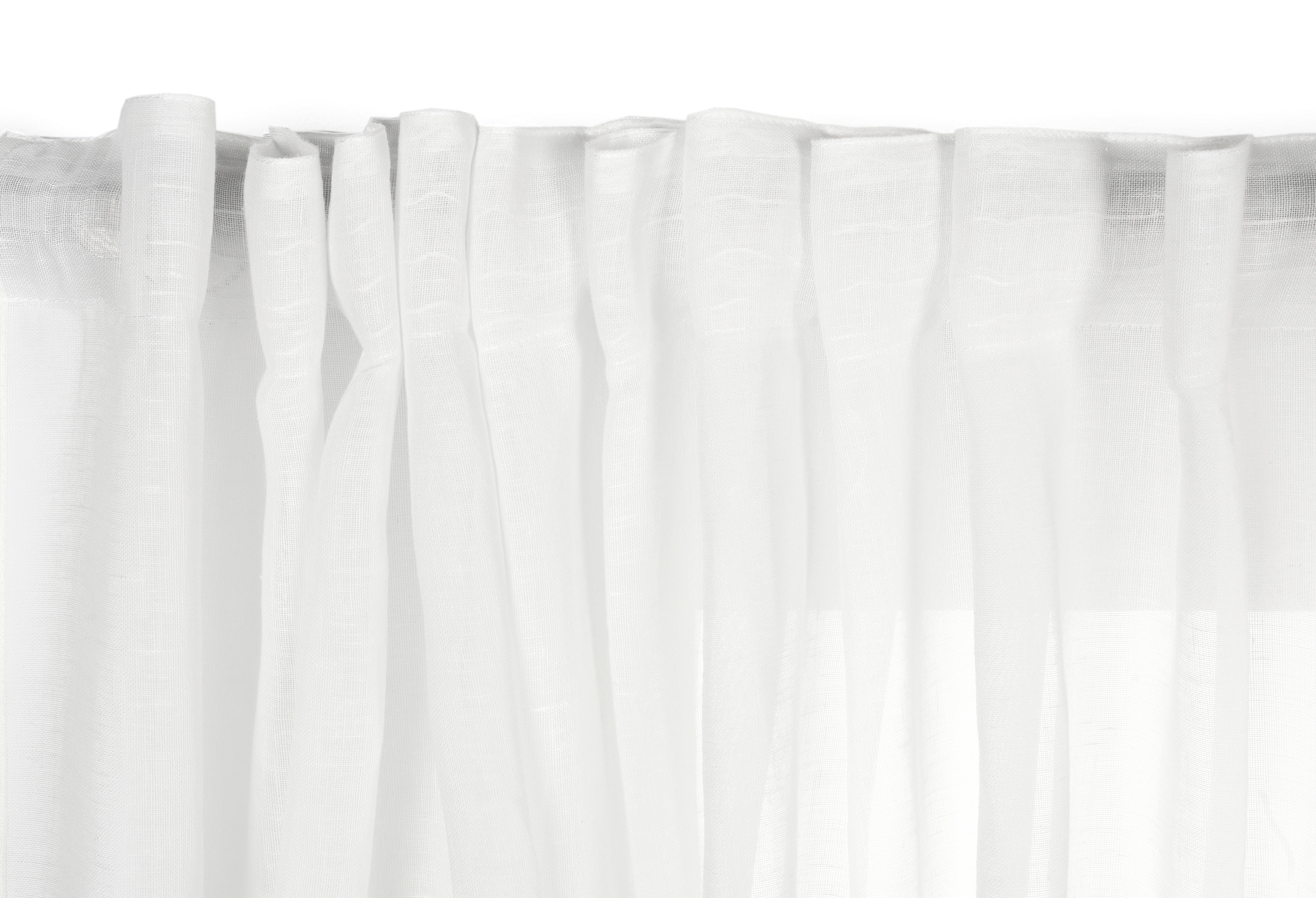 Cortinado fita e/ou presilha Abby 200x280cm branco Inspire - 23