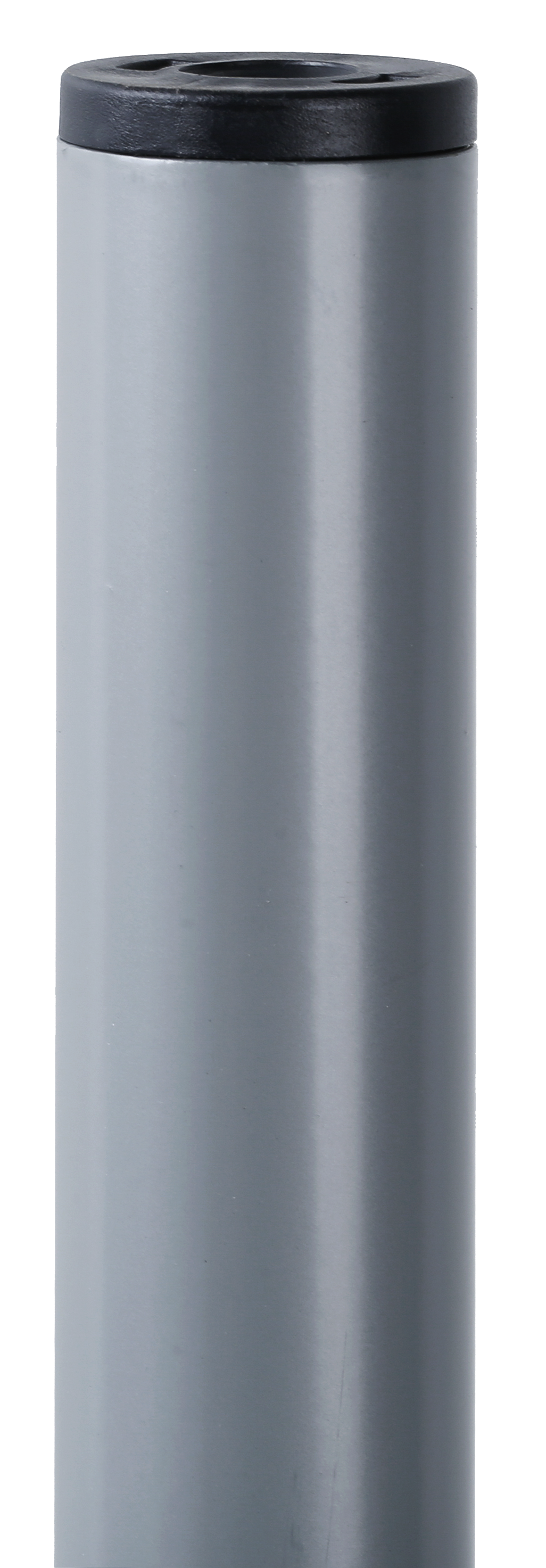 Pata para mesa o escritorio de acero color gris altura 70 cm - 3