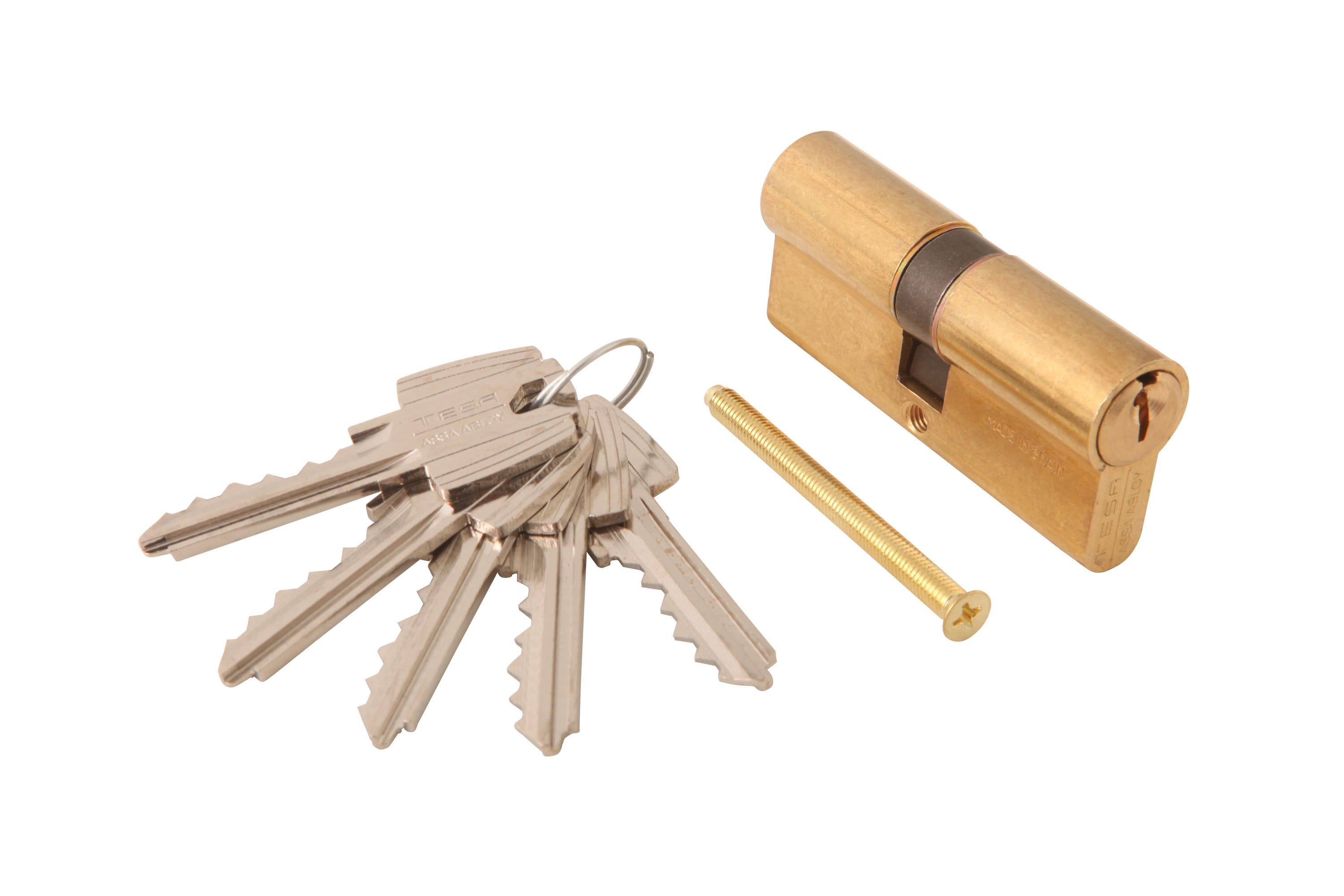 ToniTec Cilinderslot TEC440 by ABUS sluitcilinder gelijksluitend als dubbele cilinder maat 35/50 mm met 6 sleutels en codecard ToniTec Cilinderslot TEC440 by ABUS sluitcilinder gelijksluitend als dubbele cilinder maat 35/50 mm met 6 sleutels en codecard