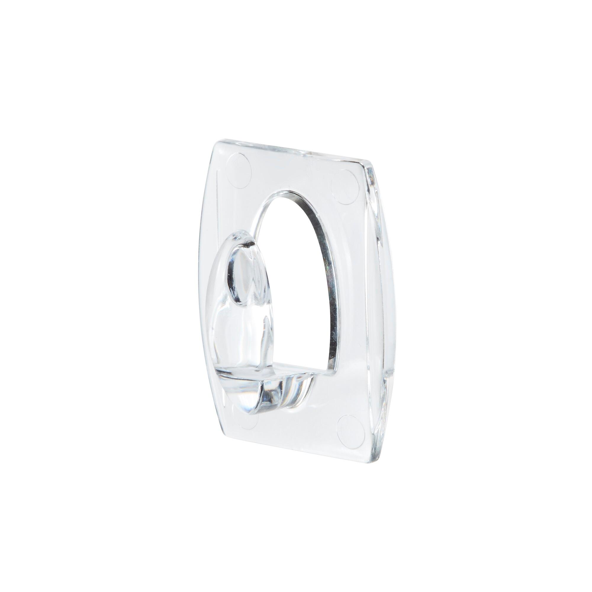 Gancio adesivo COMMAND ,trasparenti per decorazioni, 8 strisce, in polipropilene  trasparente H20 X L25 mm  portata max 0.23 Kg, 20 pezzi - 11