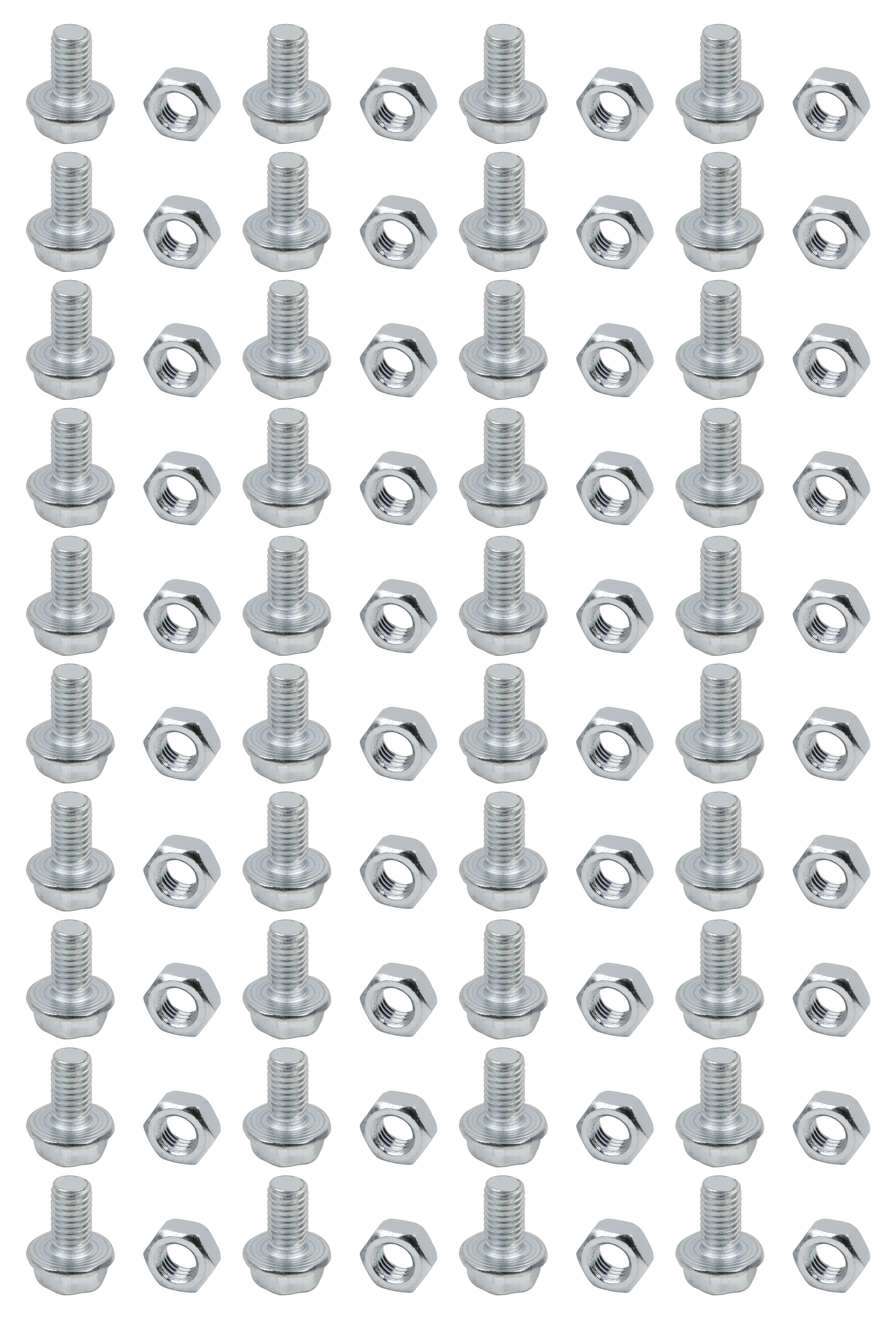 Kit 40 parafusos e porcas PARA ESTANTE MODULAR - 4