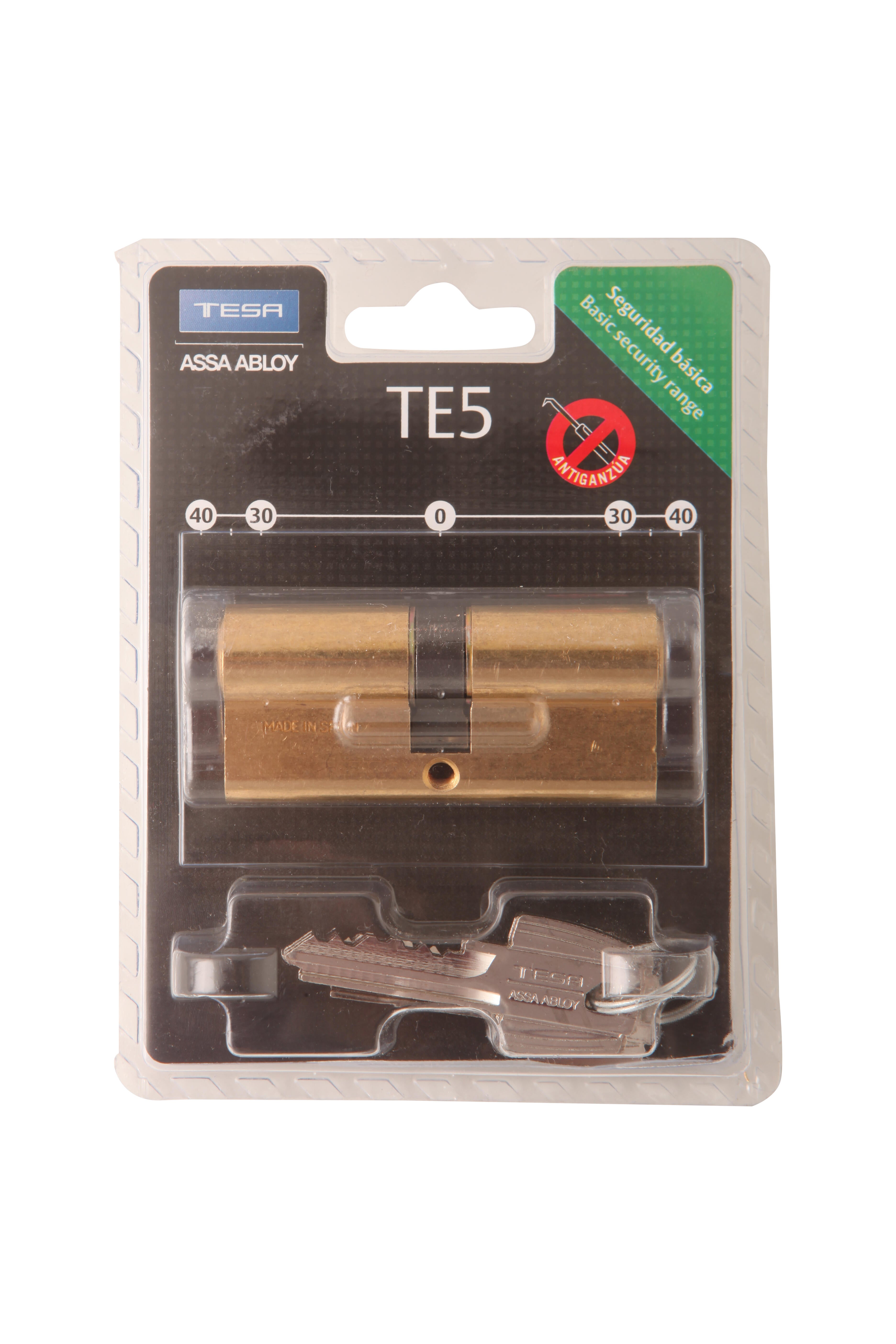 Cilindro chave dentes TESA 35X35MM LATONADO - 4