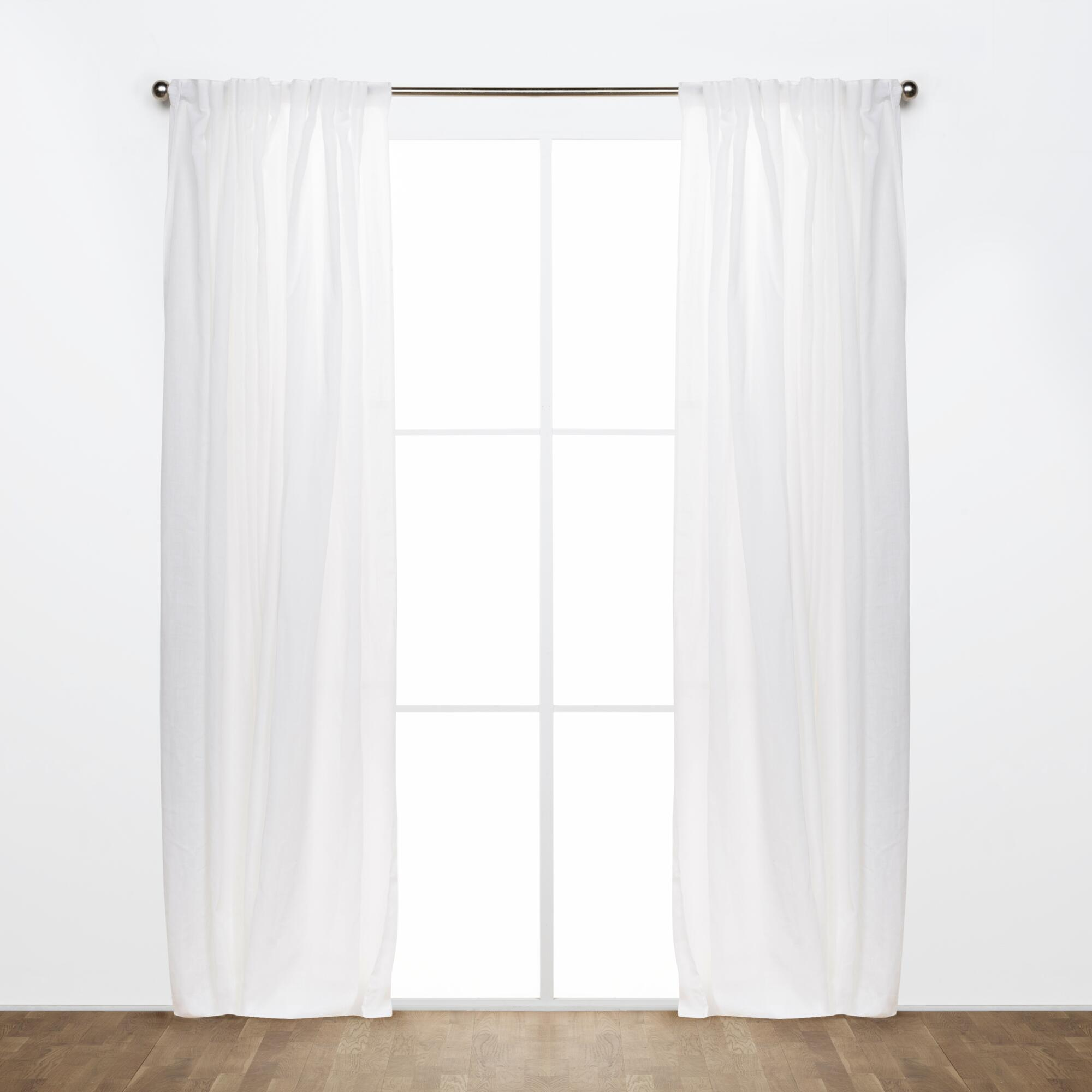 Cortinado fita e/ou presilha Taylor 200x270cm branco - 15