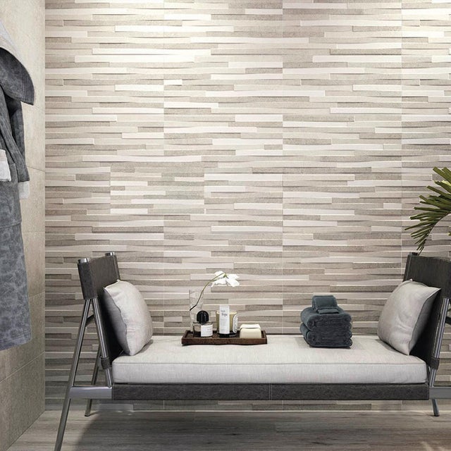 Piastrella da rivestimento interno in gres naturale 30 x 60 cm non rettificato grigio opaco Pierre Sp. 10.5 mm 1.26 mq