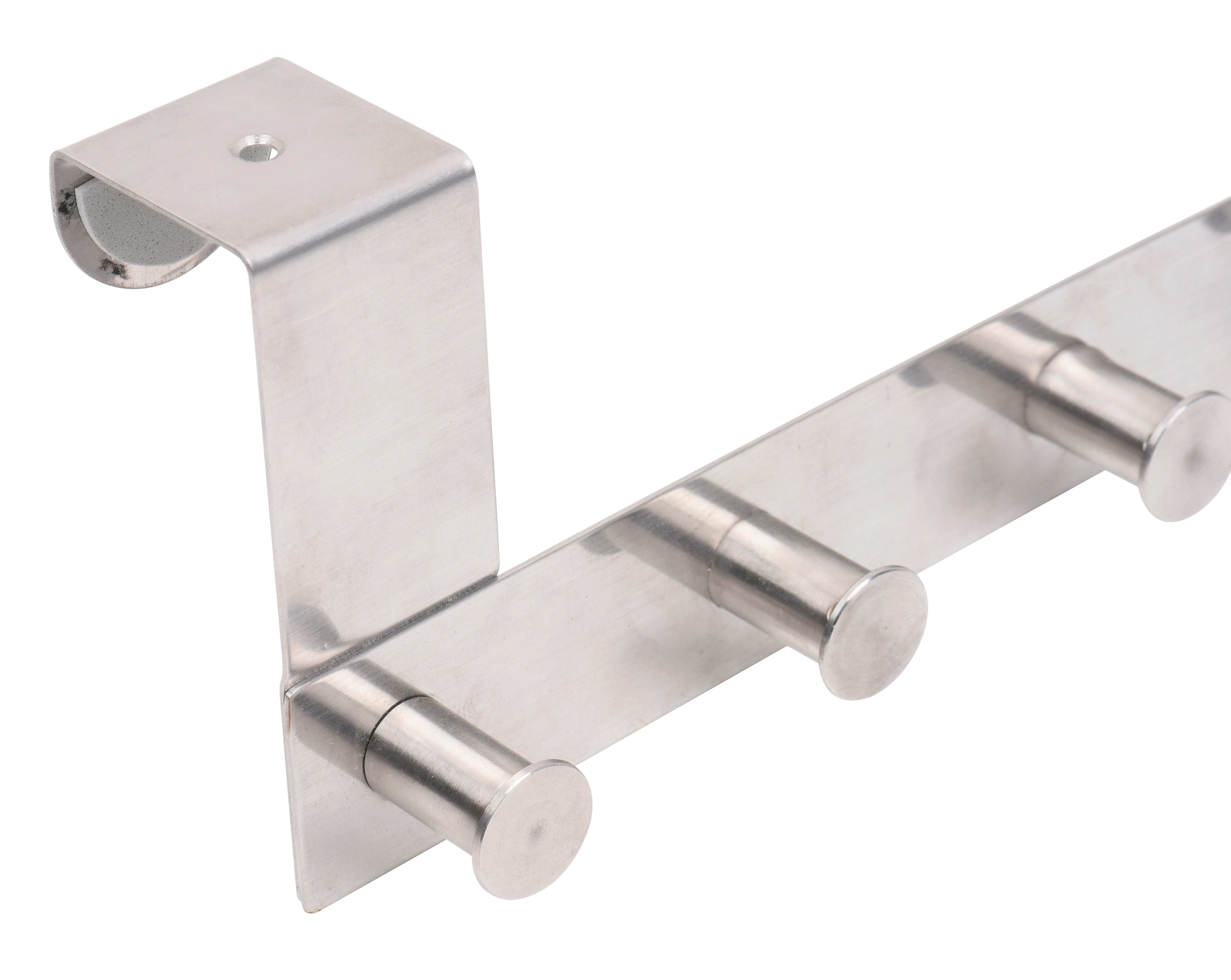 Appendino sopraporta INSPIRE TCTK06B-2S-LS in inox argento satinato - 3