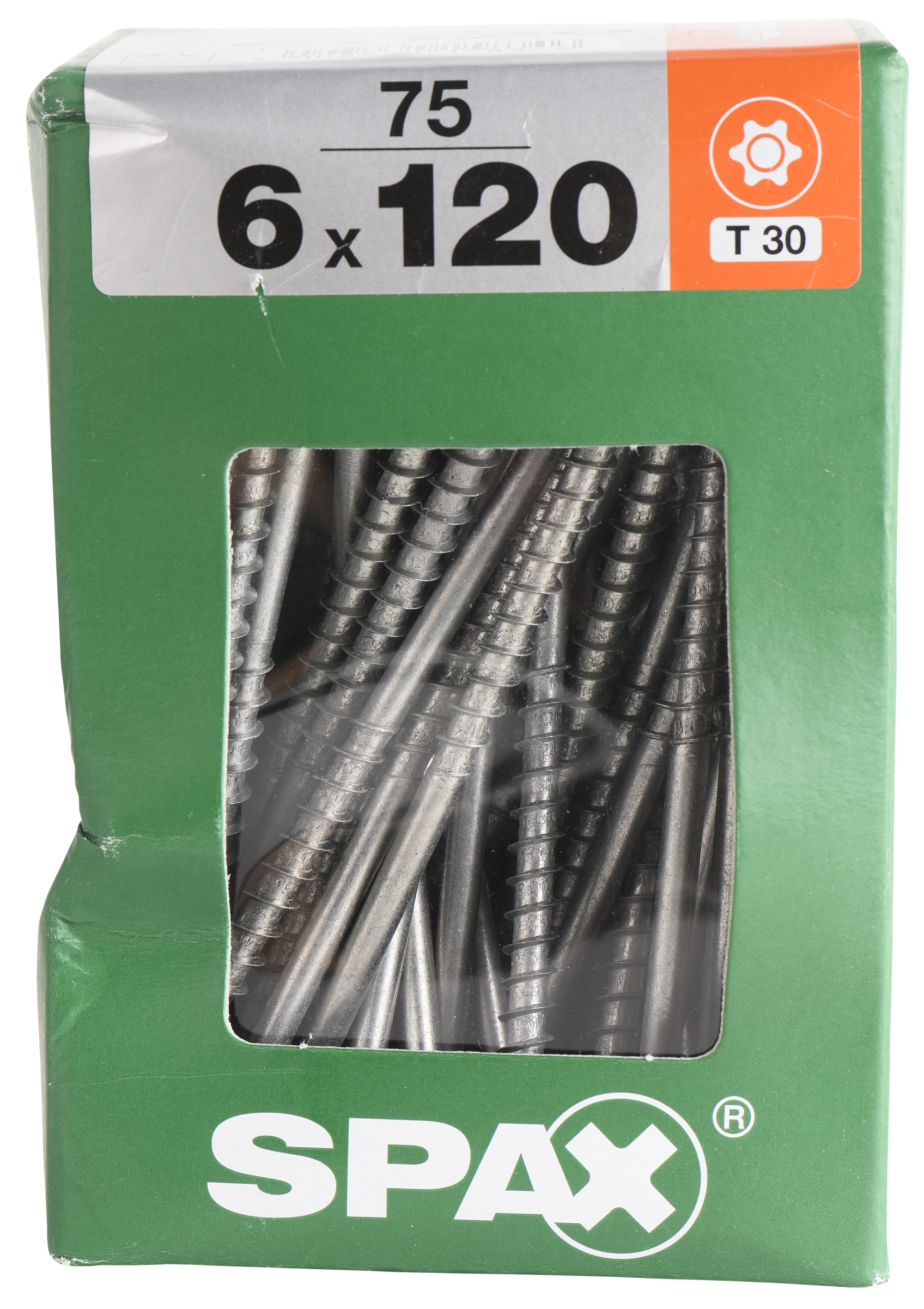 75 tornillo spax t-star+ con cabeza fresada, ø 6mm y 120 mm
