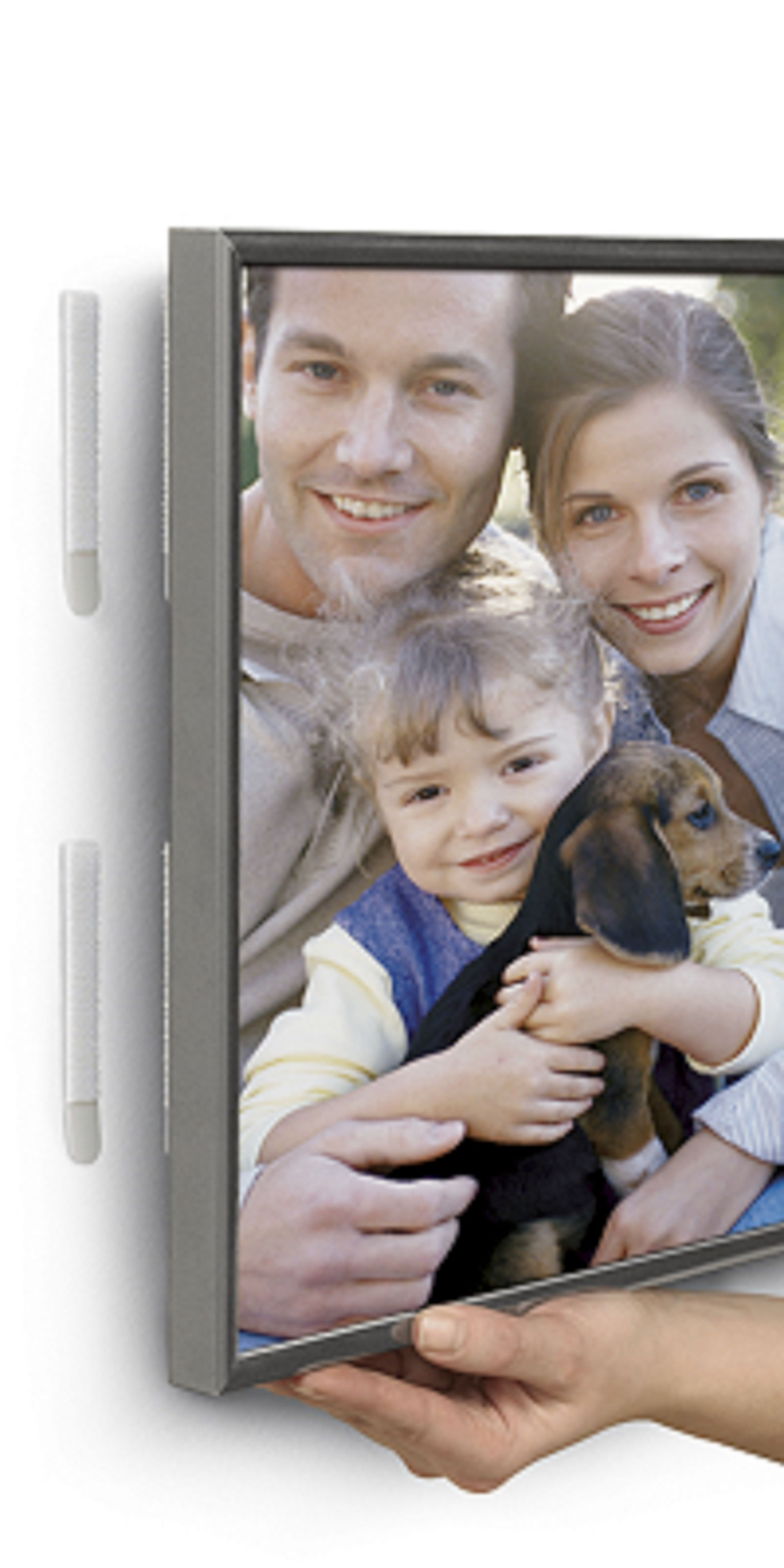 Fissaggio adesivo COMMAND 17207 SP in polistirene  bianco H85 X L8 mm  portata max 5.4 Kg, 4 pezzi - 3