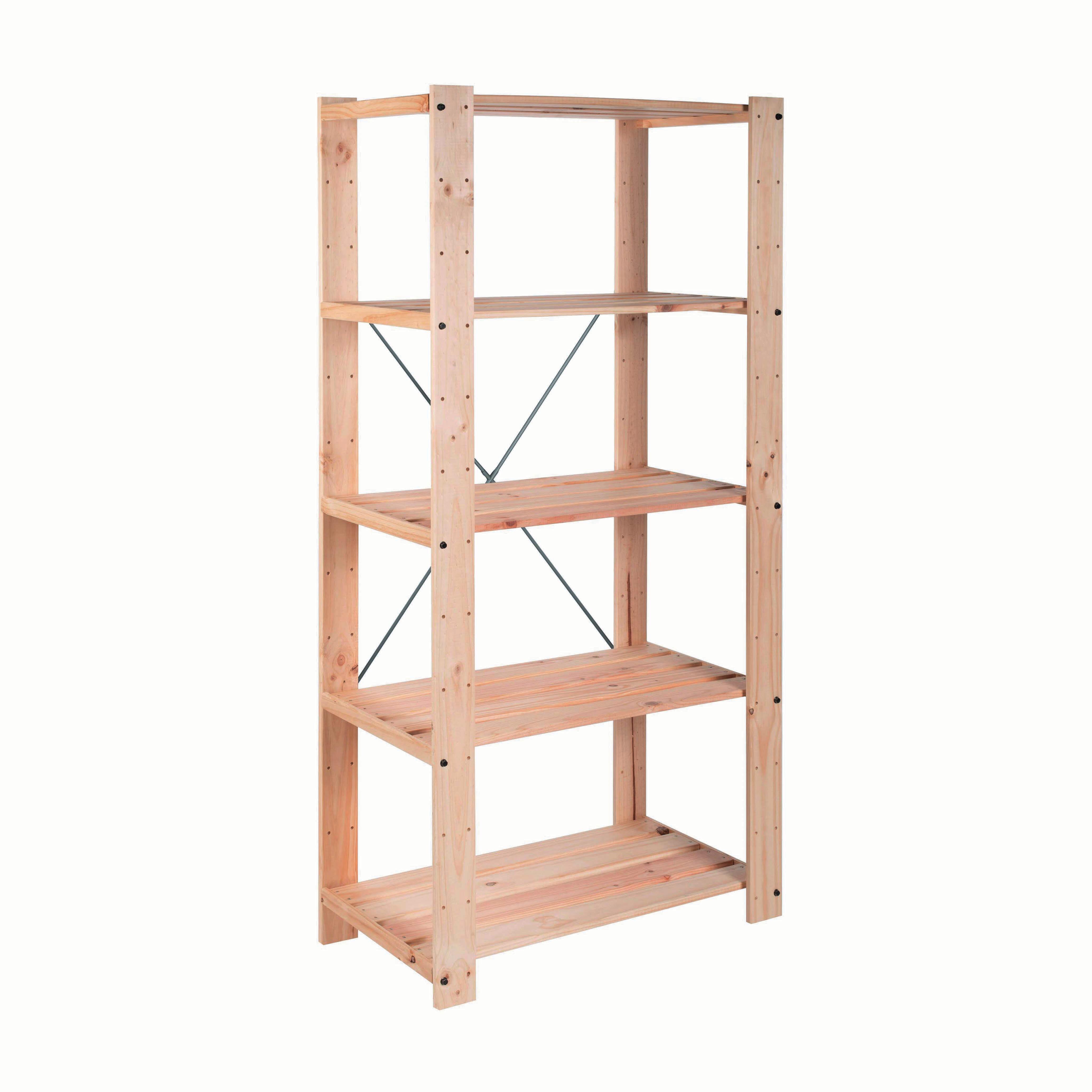 Scaffali in legno grezzo | Leroy Merlin