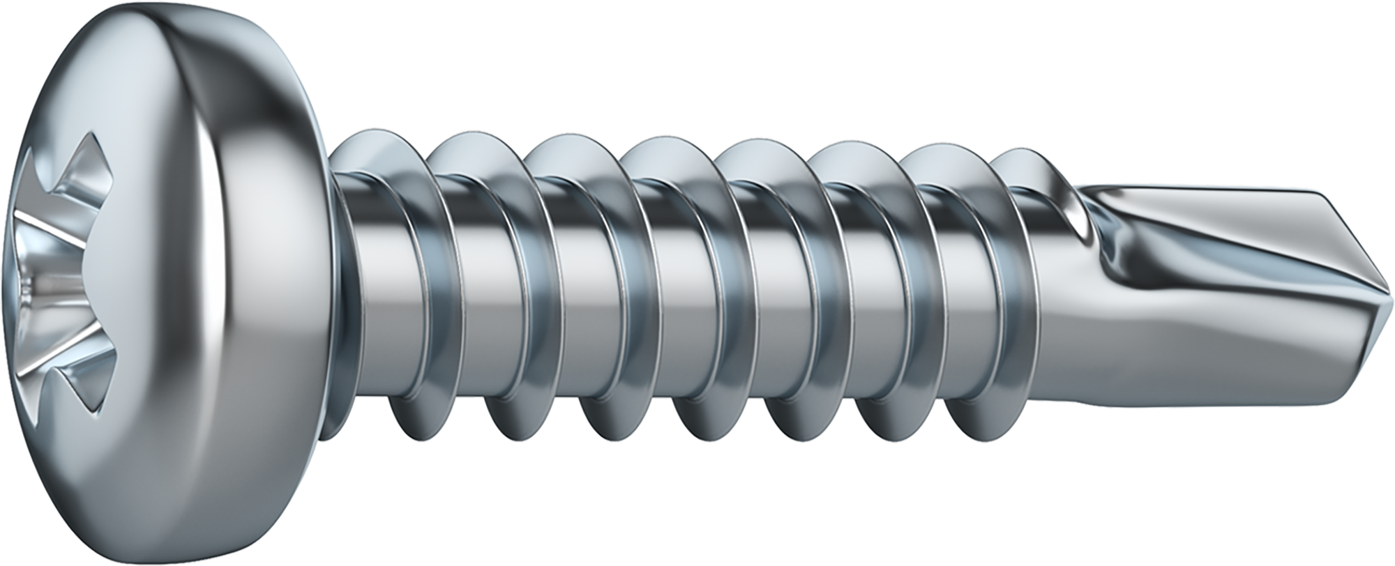 15 tornillo para metal standers phillips con cabeza abombada, ø 4.8 x l. 25 mm
