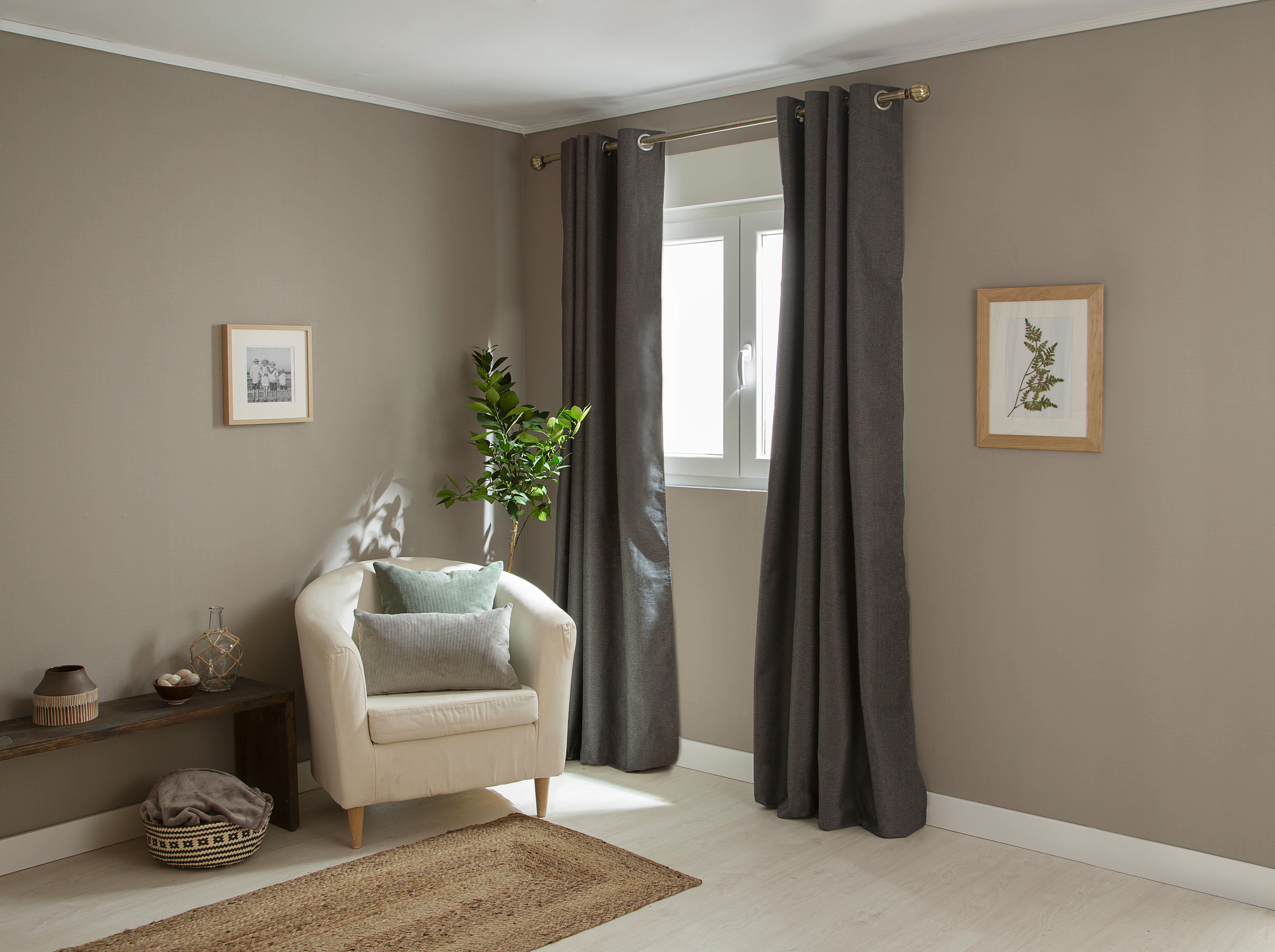 Cortinado ilhós blackout Miami 140x280cm cinza Inspire - 12