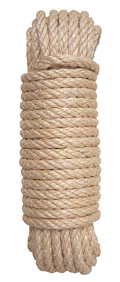 cuerda de sisal de 10 m y 63.75 kg de carga útil