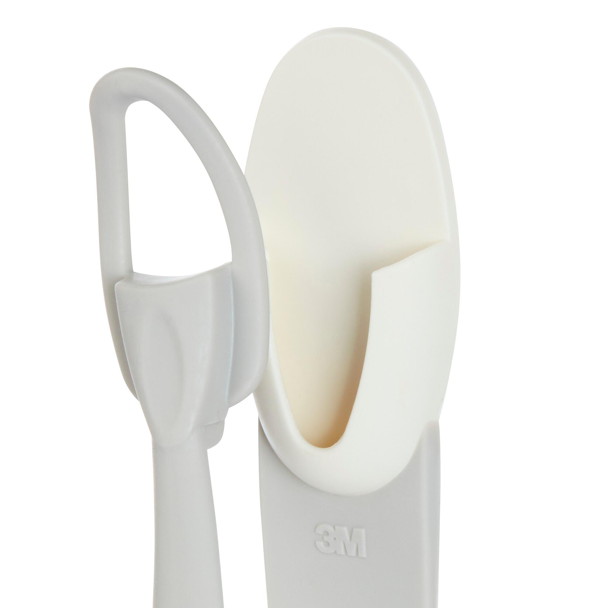 2 percha/colgador adhesivo   blanco en bruto - 5