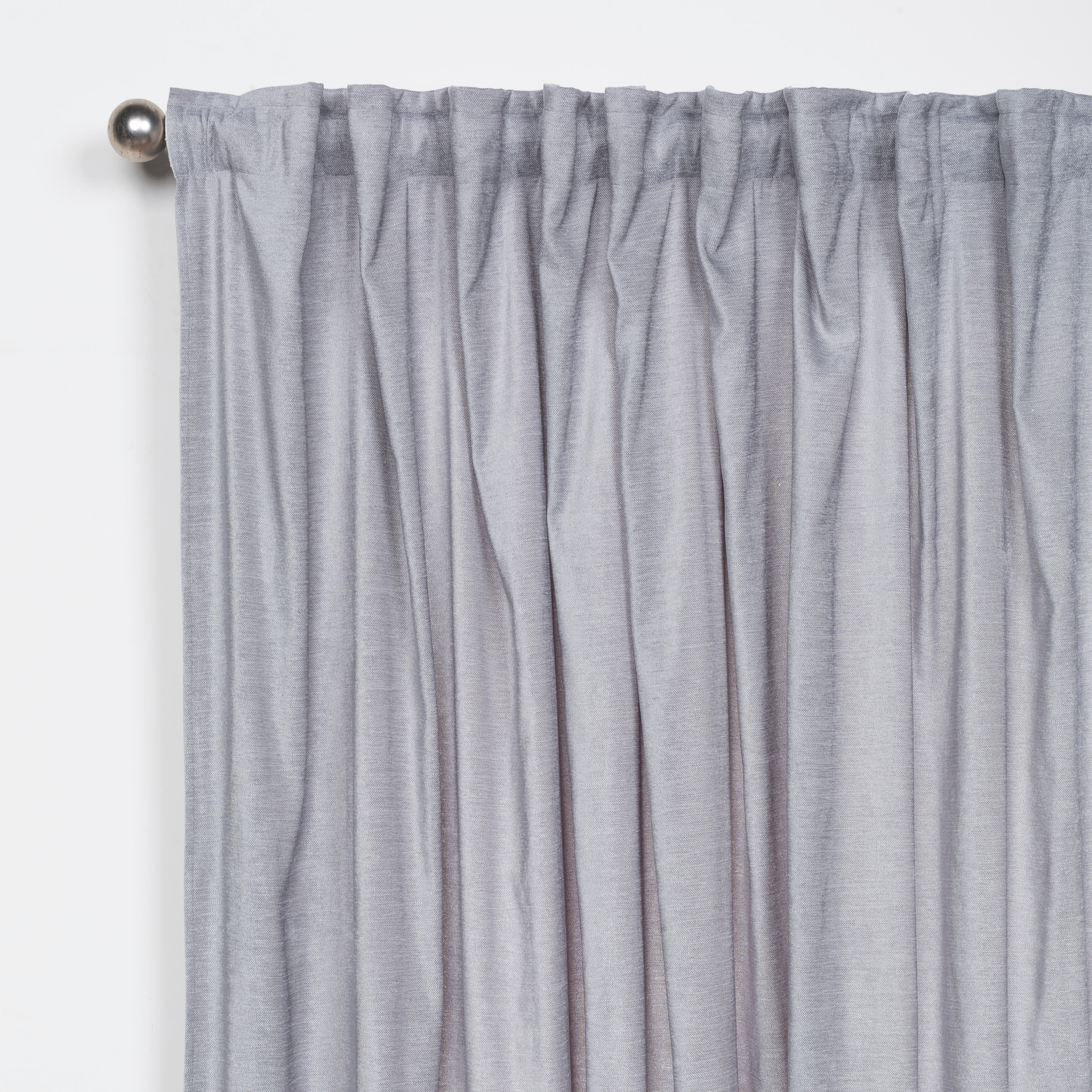 Tenda INSPIRE Carol grigio, fettuccia e passanti nascosti 200x280 cm - 15
