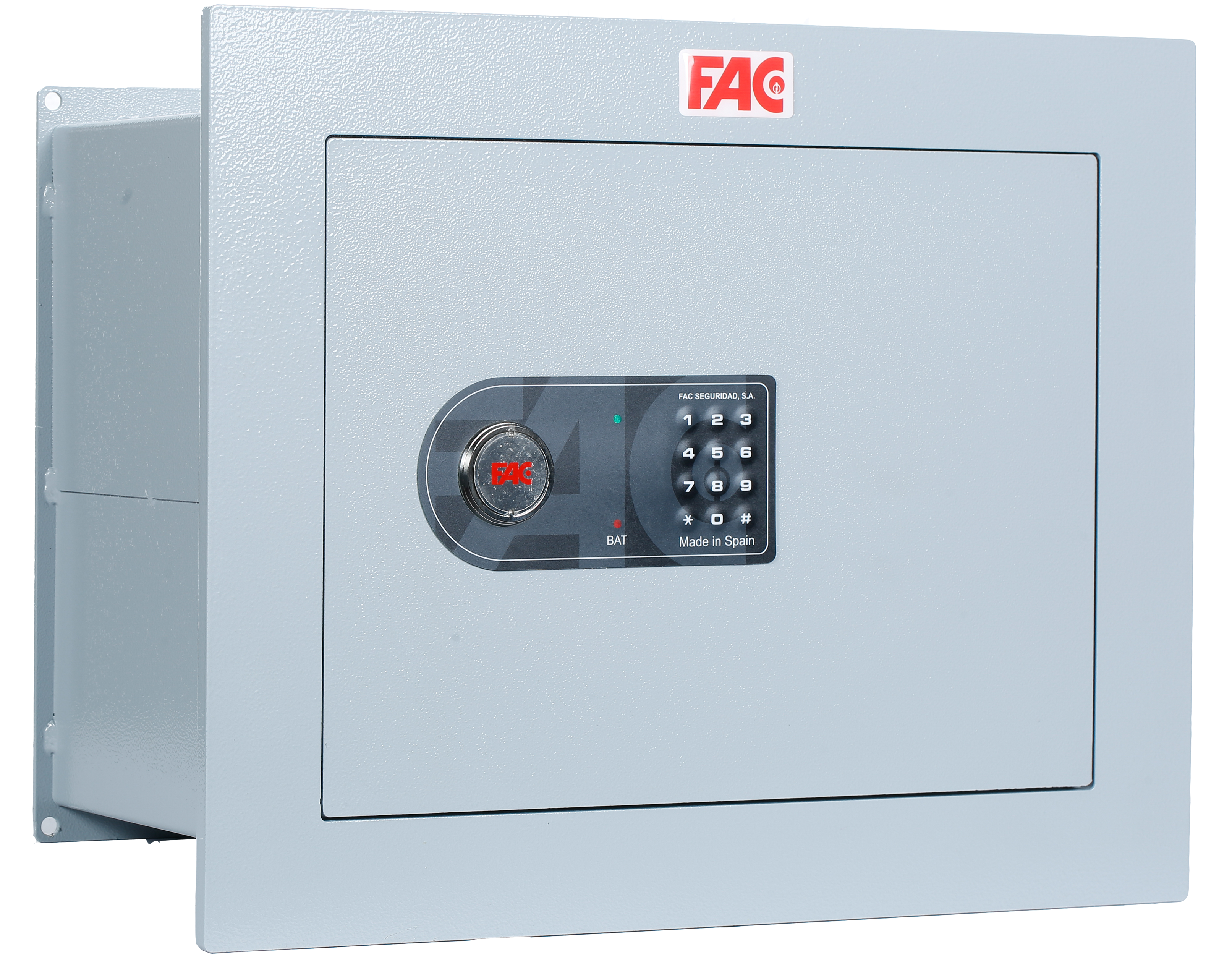 Caja fuerte de empotrar en la pared fac 13045 51.5x41x23 cm