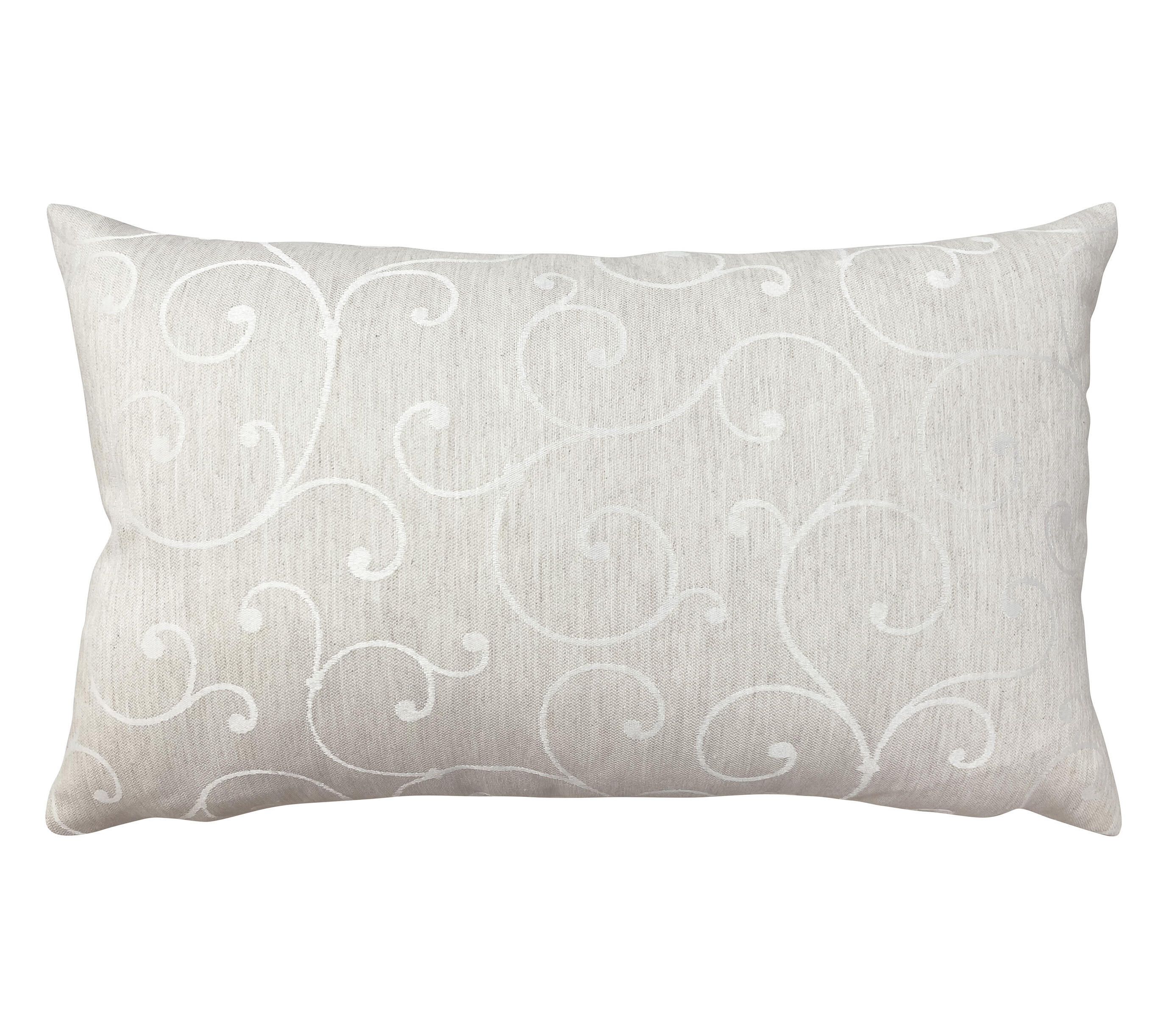 Cojín decorativo de poliéster octavia 30x50cm de color beige