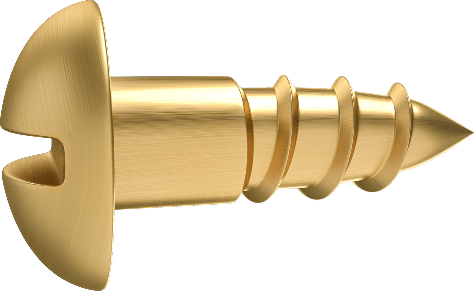 25 tornillo para madera standers ranura con cabeza redonda, ø 3 x l. 16 mm