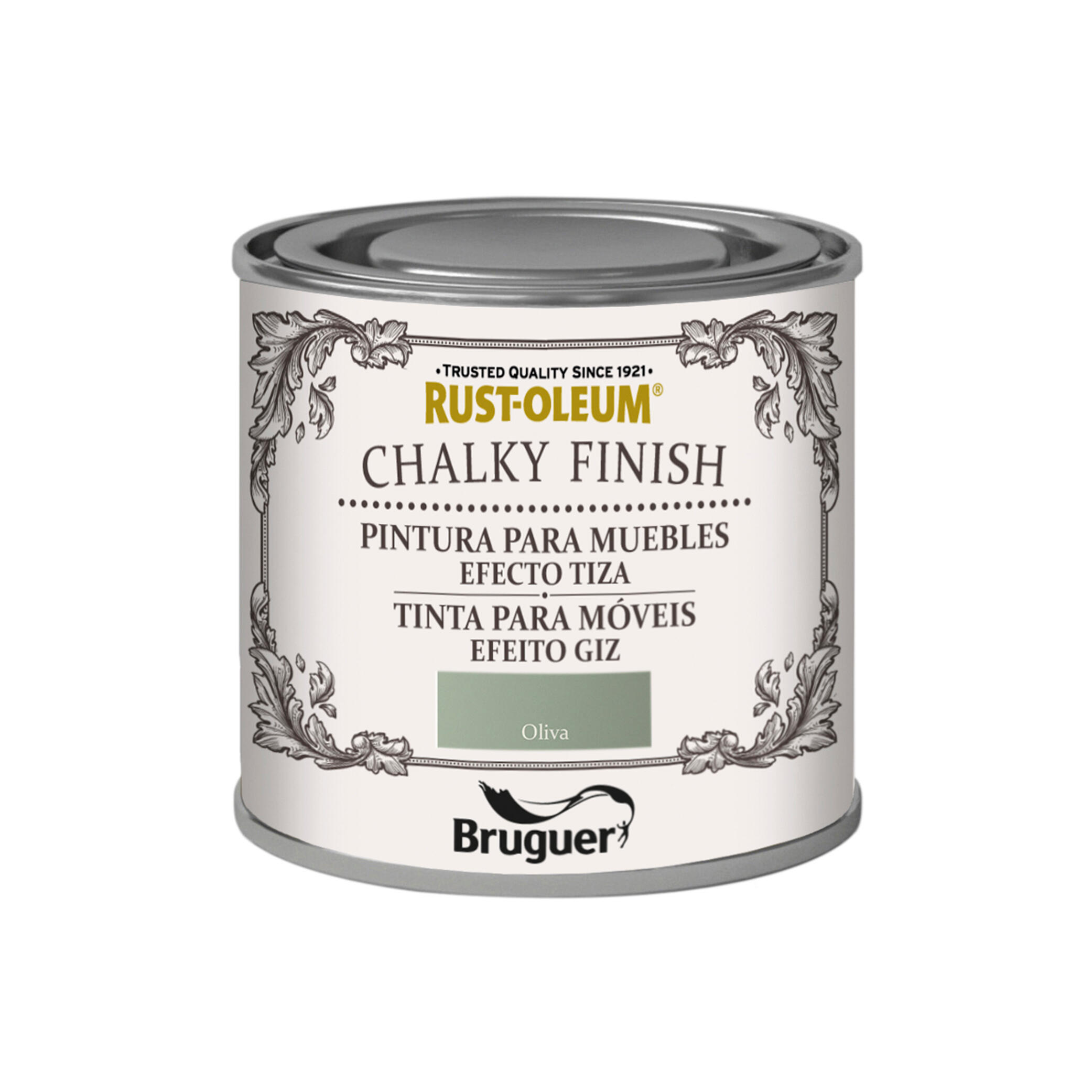 Pintura a la tiza CHALKY FINISH RUST-OLEUM 125 ml oliva - 2