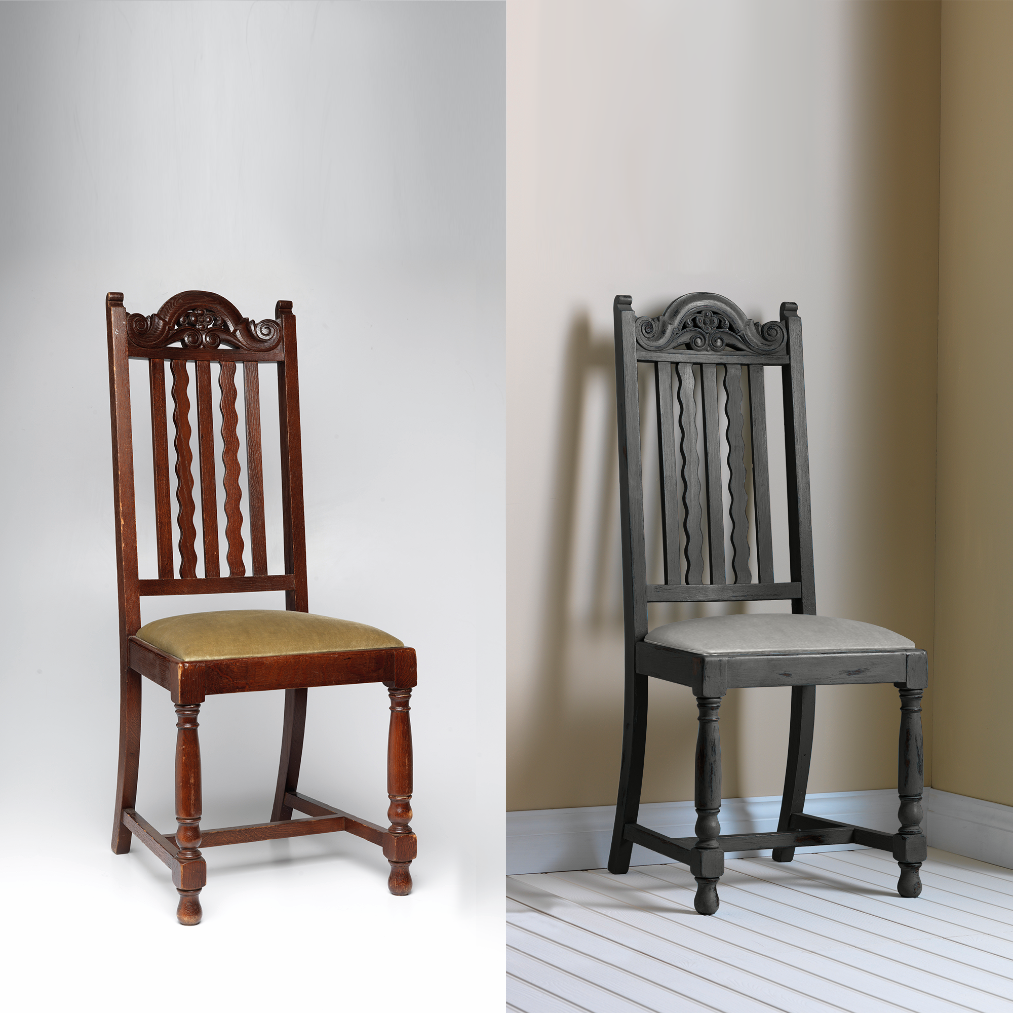 Pintura a la tiza CHALKY FINISH RUST-OLEUM 125 ml grafito - 6