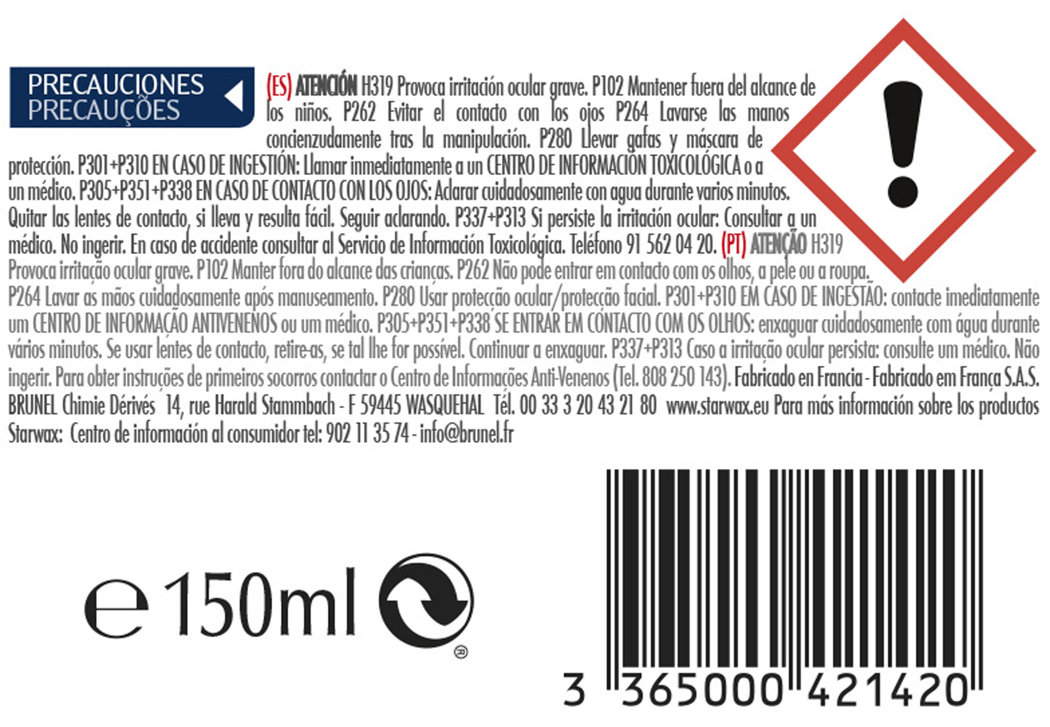 Creme regenerador para peles STARWAX 150ML - 4