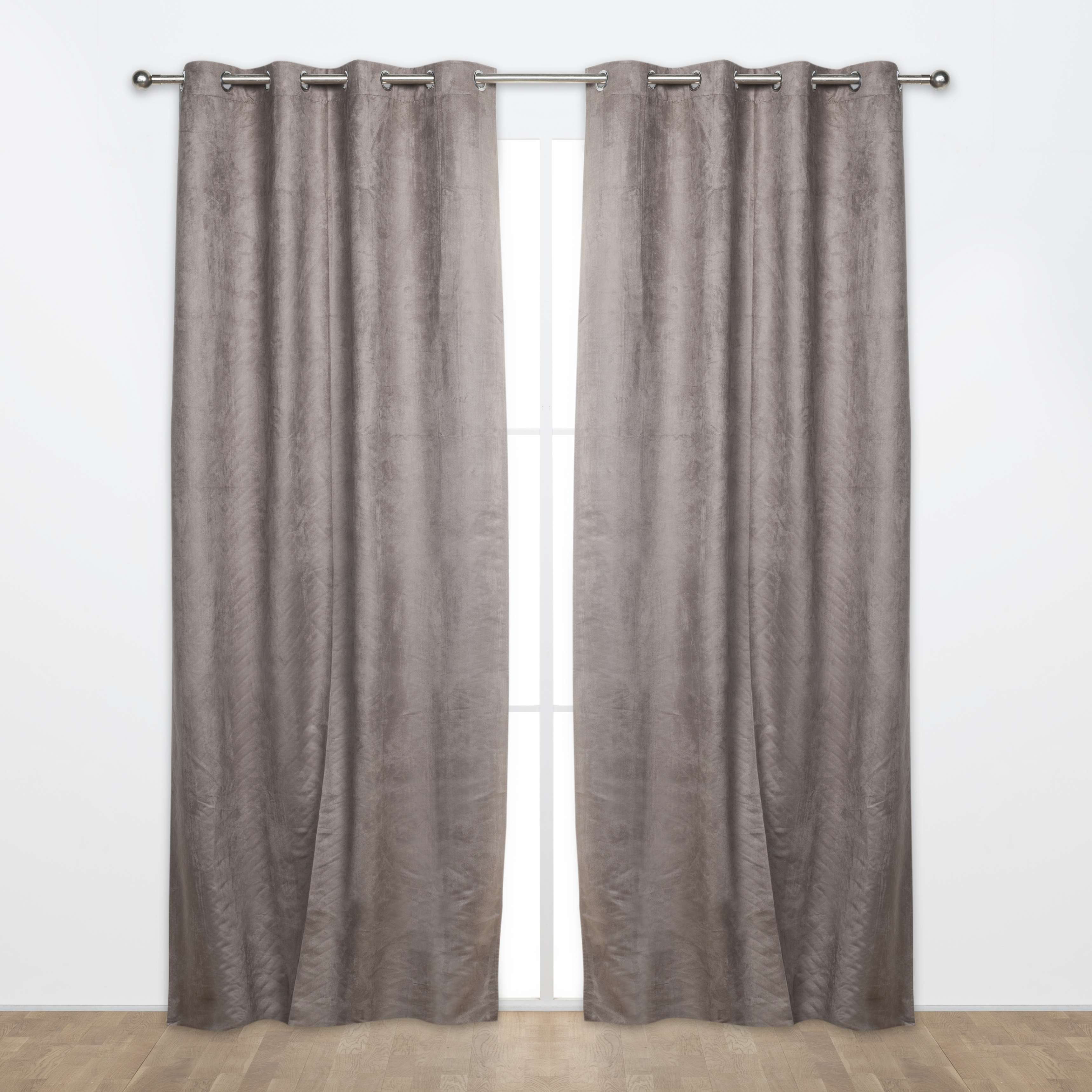 Cortinado ilhós New Manchester 140x280cm taupe Inspire - 25