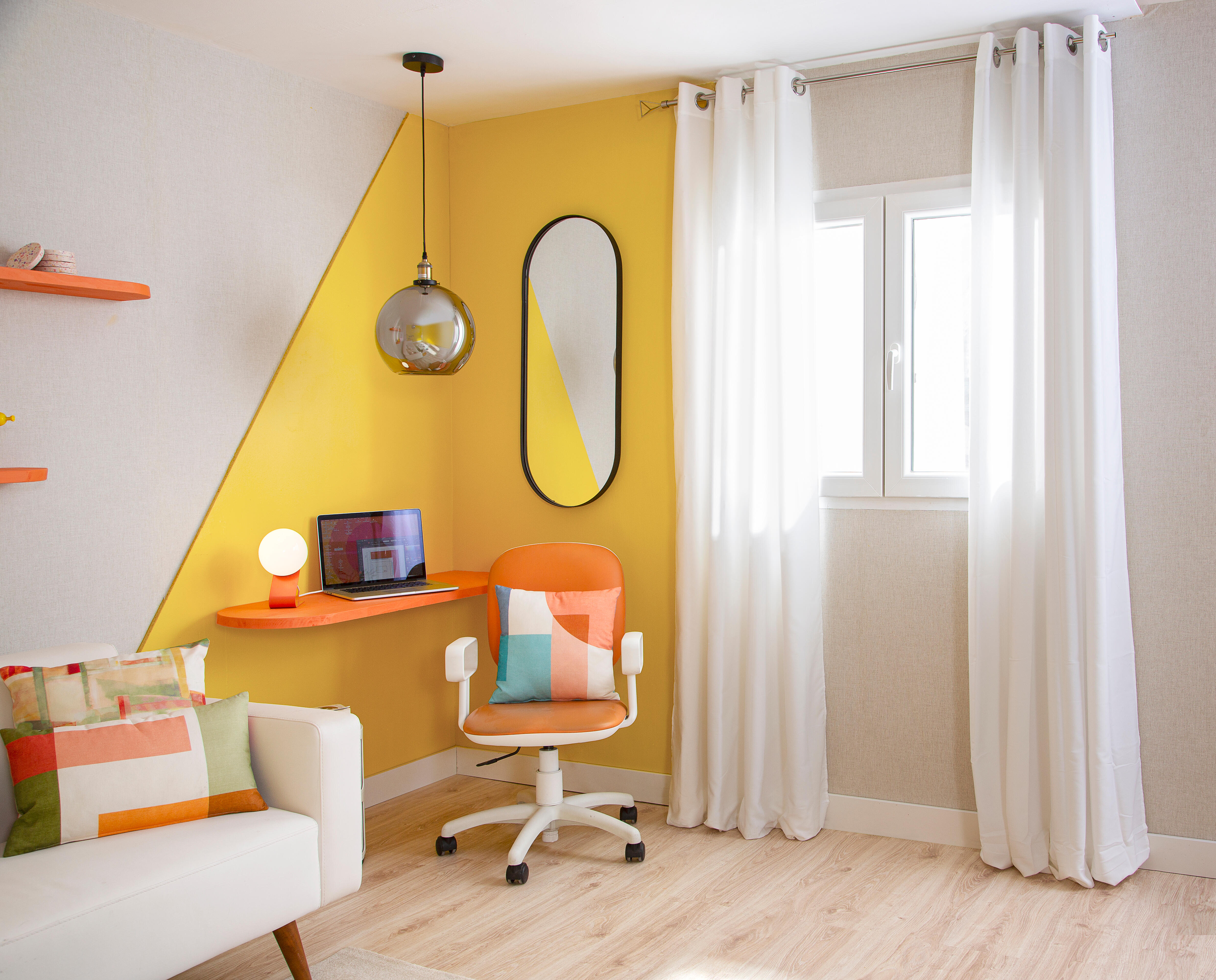 Cortinado ilhós Pharell 140x280cm branco Inspire - 14