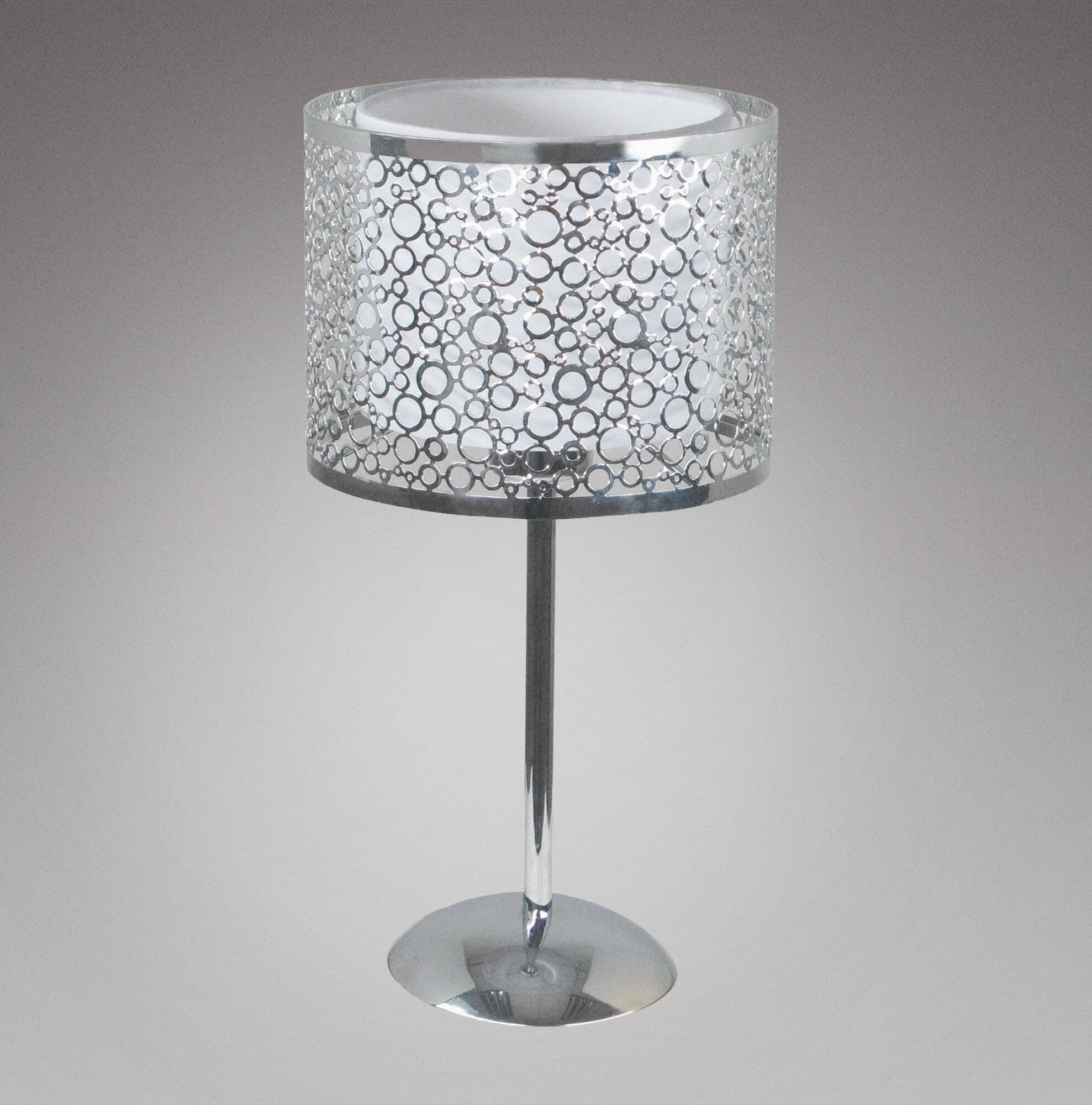 Candeeiro de mesa A-ACTUAL CIRCLES CROMADO - 11