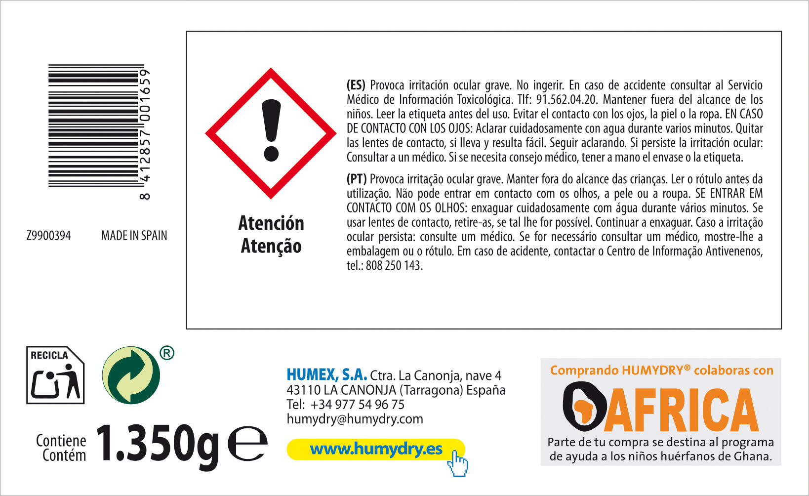 Pack 3 recargas anti-humidade + aparelho 450 g Humydry - 7