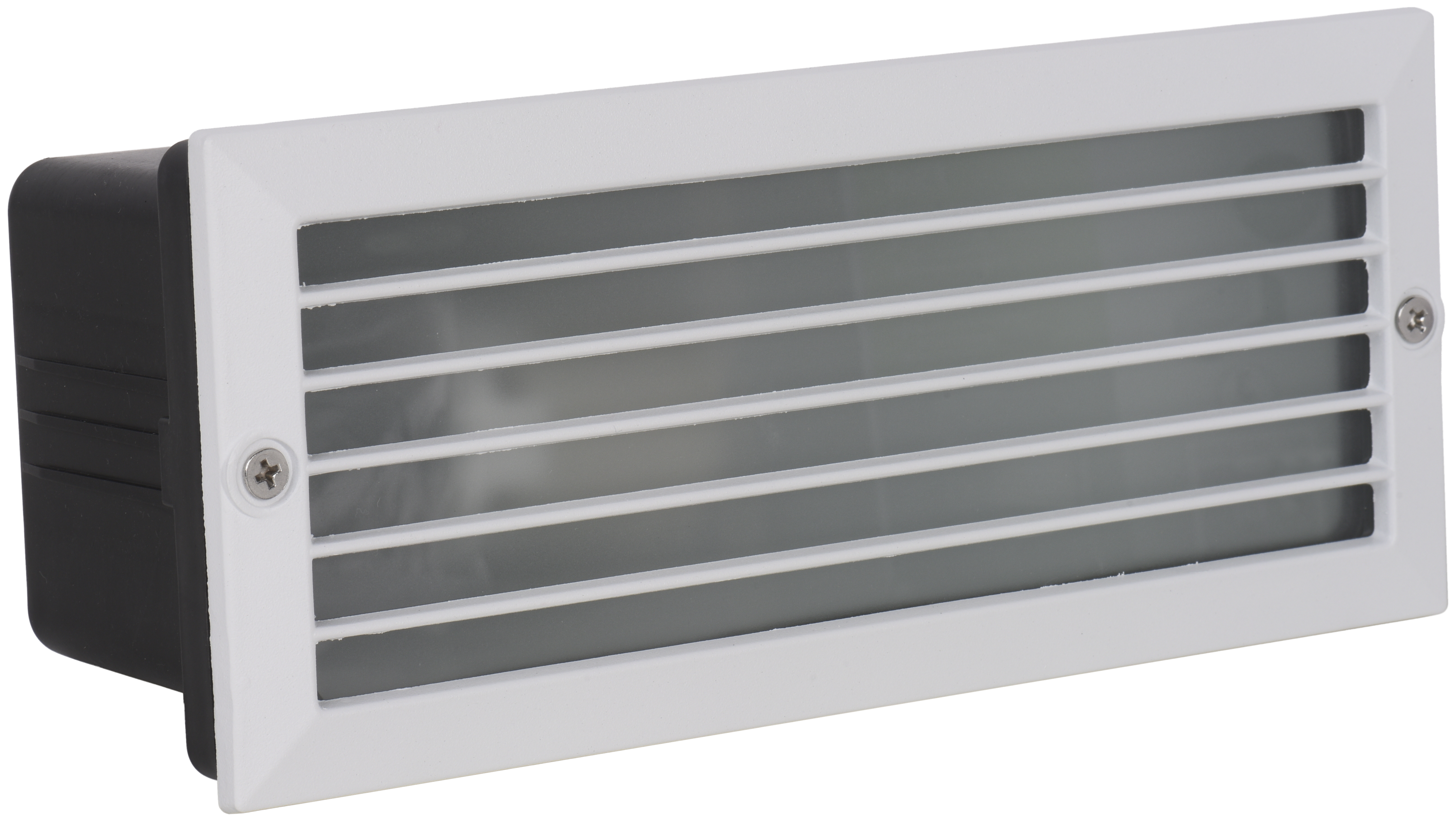 Portafaretto da incasso in alluminio FLINT E27 bianco quadrato IP44 INSPIRE - 6